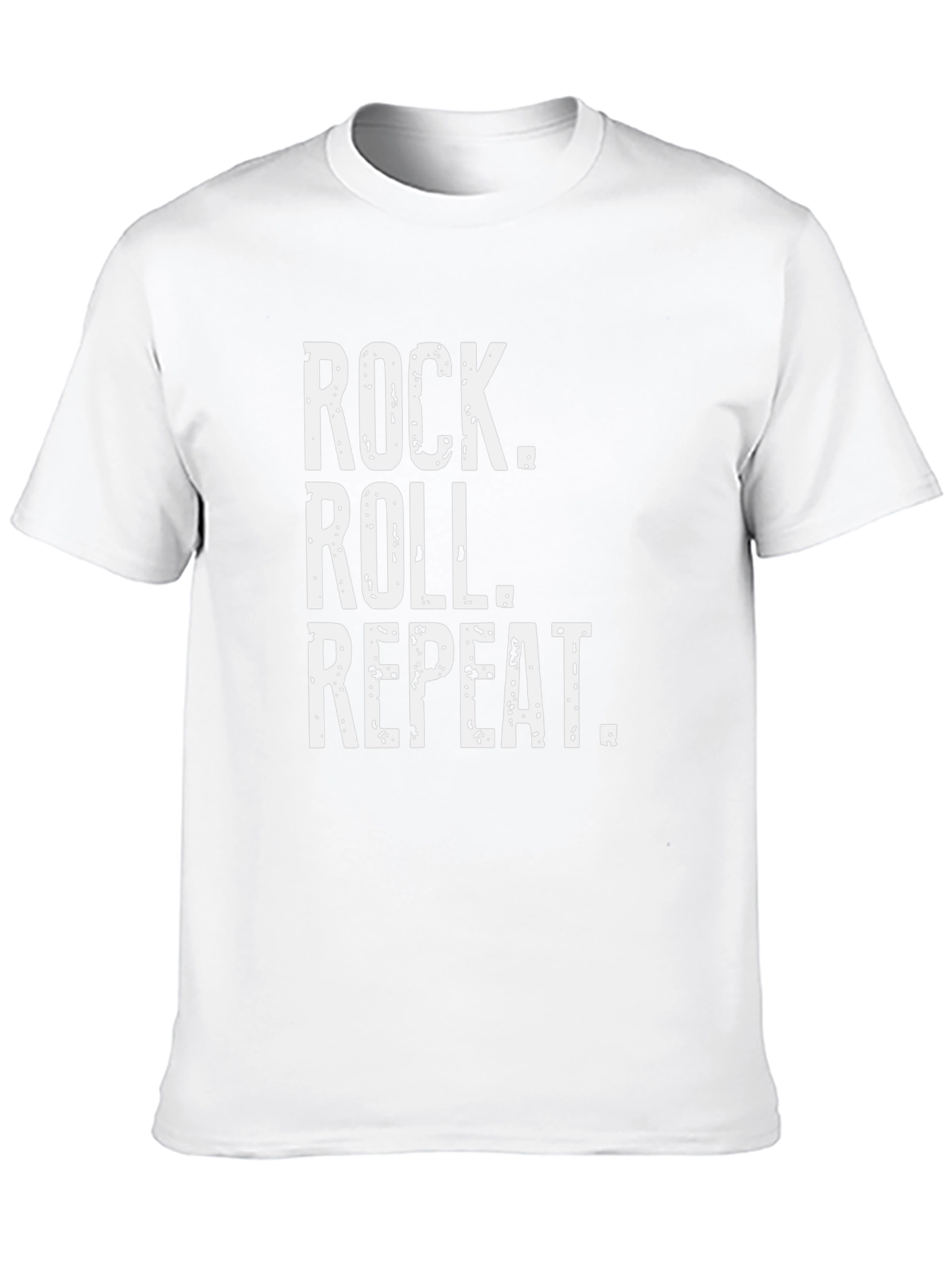 Rock Roll Repeat Black T-Shirt