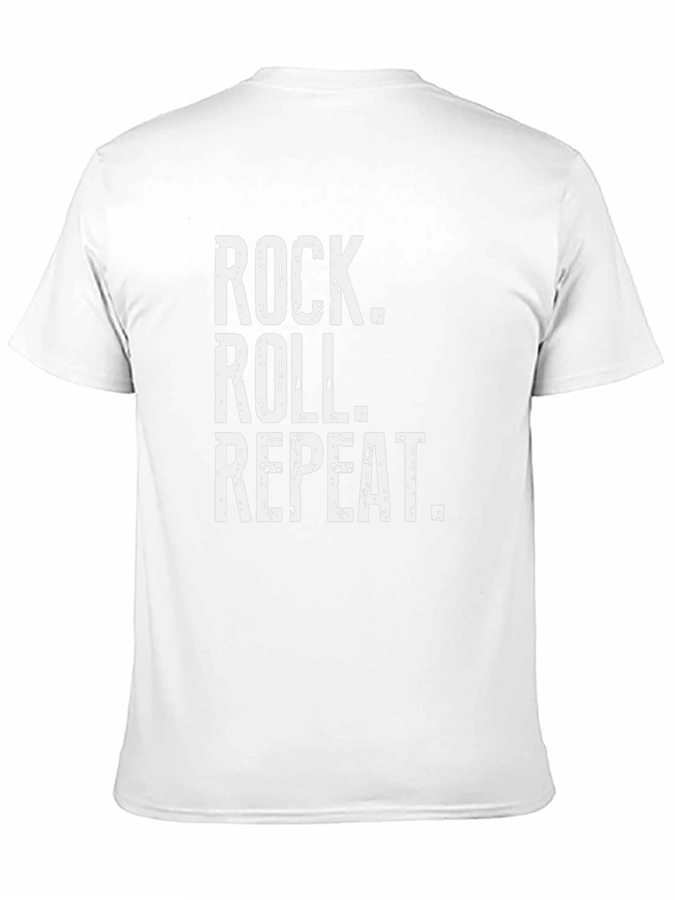 Rock Roll Repeat Black T-Shirt