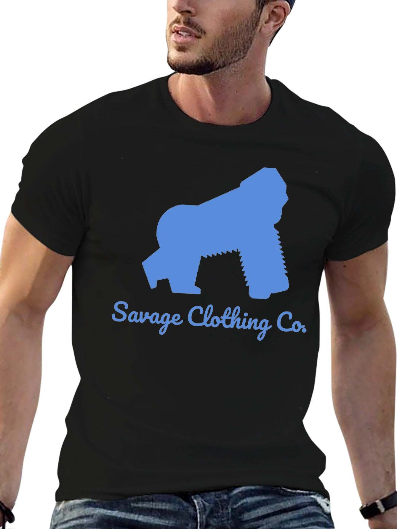 Savage Clothing Co. Gorilla Graphic Tee - Black