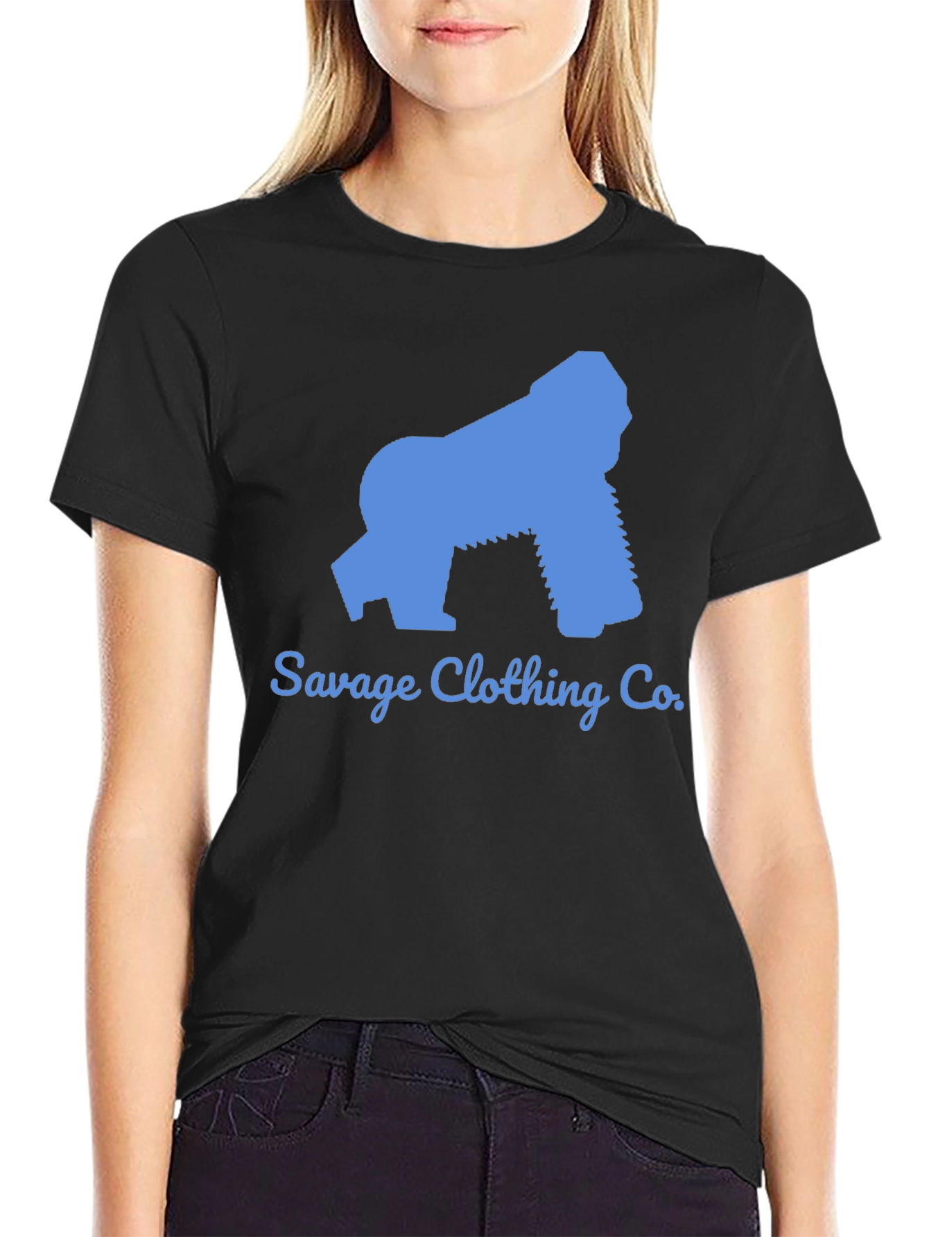 Savage Clothing Co. Gorilla Graphic Tee - Black