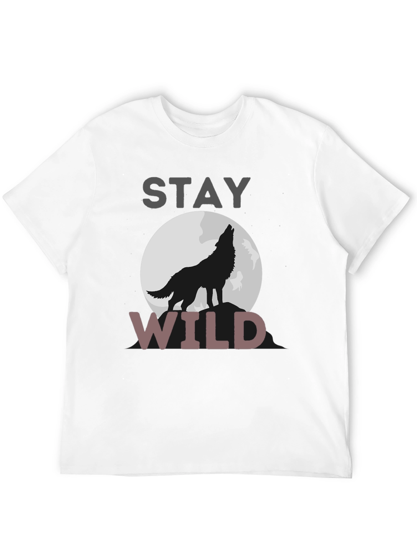 Stay Wild Wolf Moon Graphic Tee