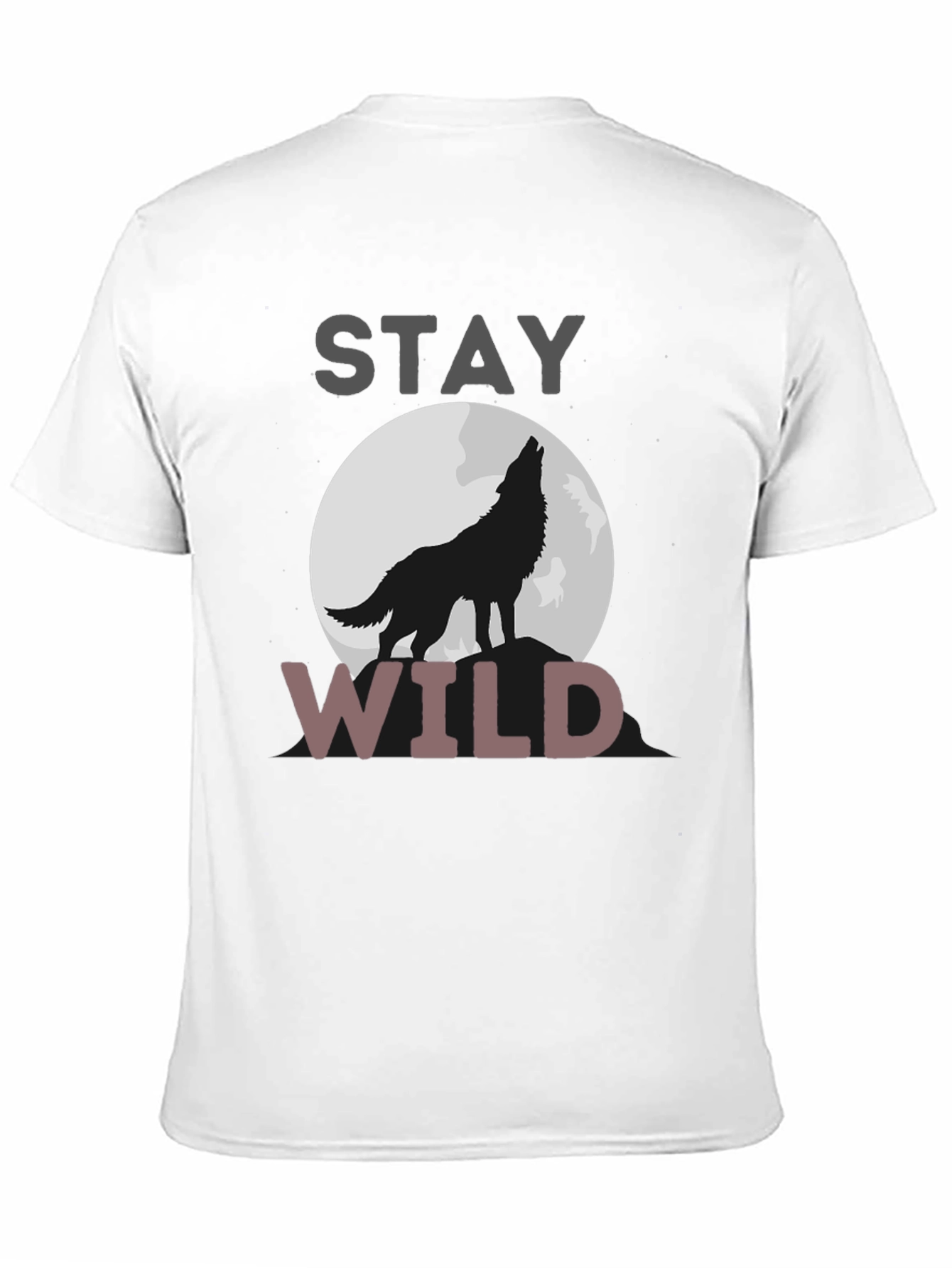 Stay Wild Wolf Moon Graphic Tee