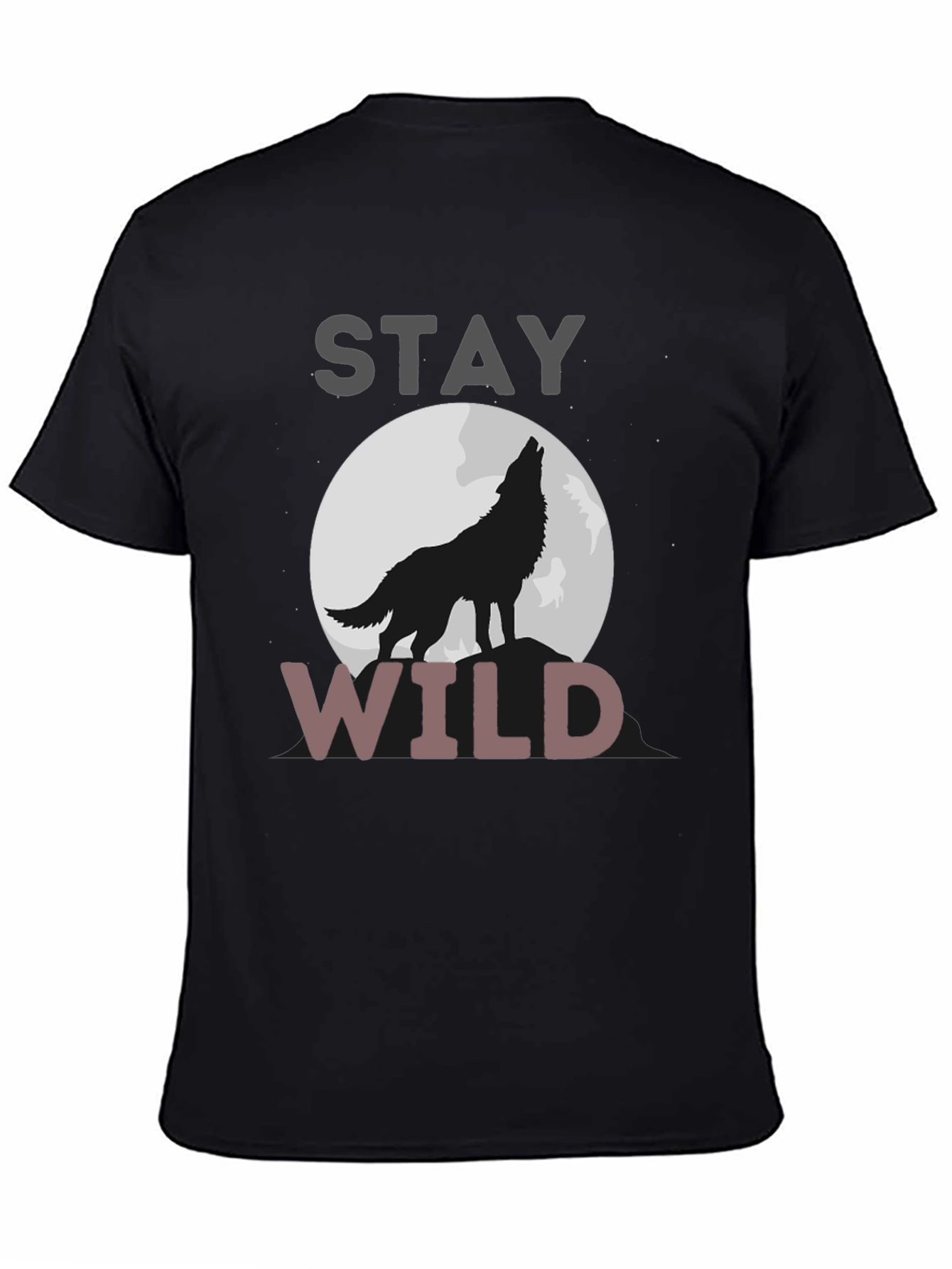 Stay Wild Wolf Moon Graphic Tee