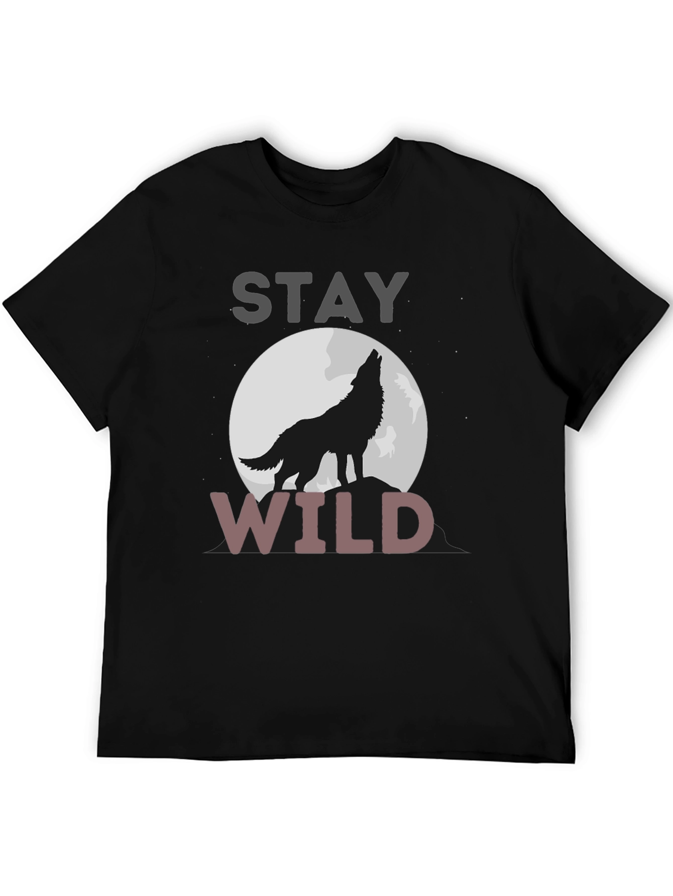 Stay Wild Wolf Moon Graphic Tee