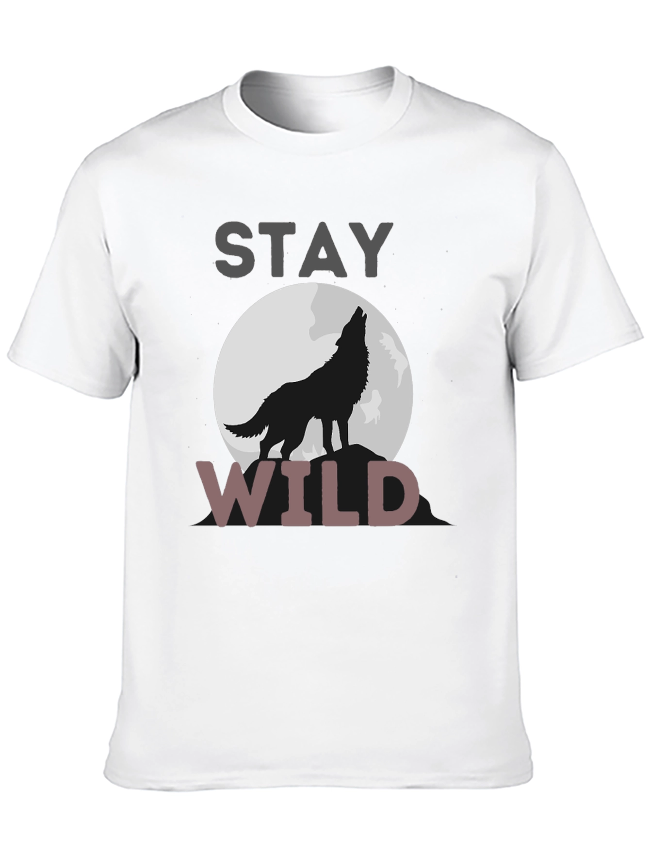 Stay Wild Wolf Moon Graphic Tee