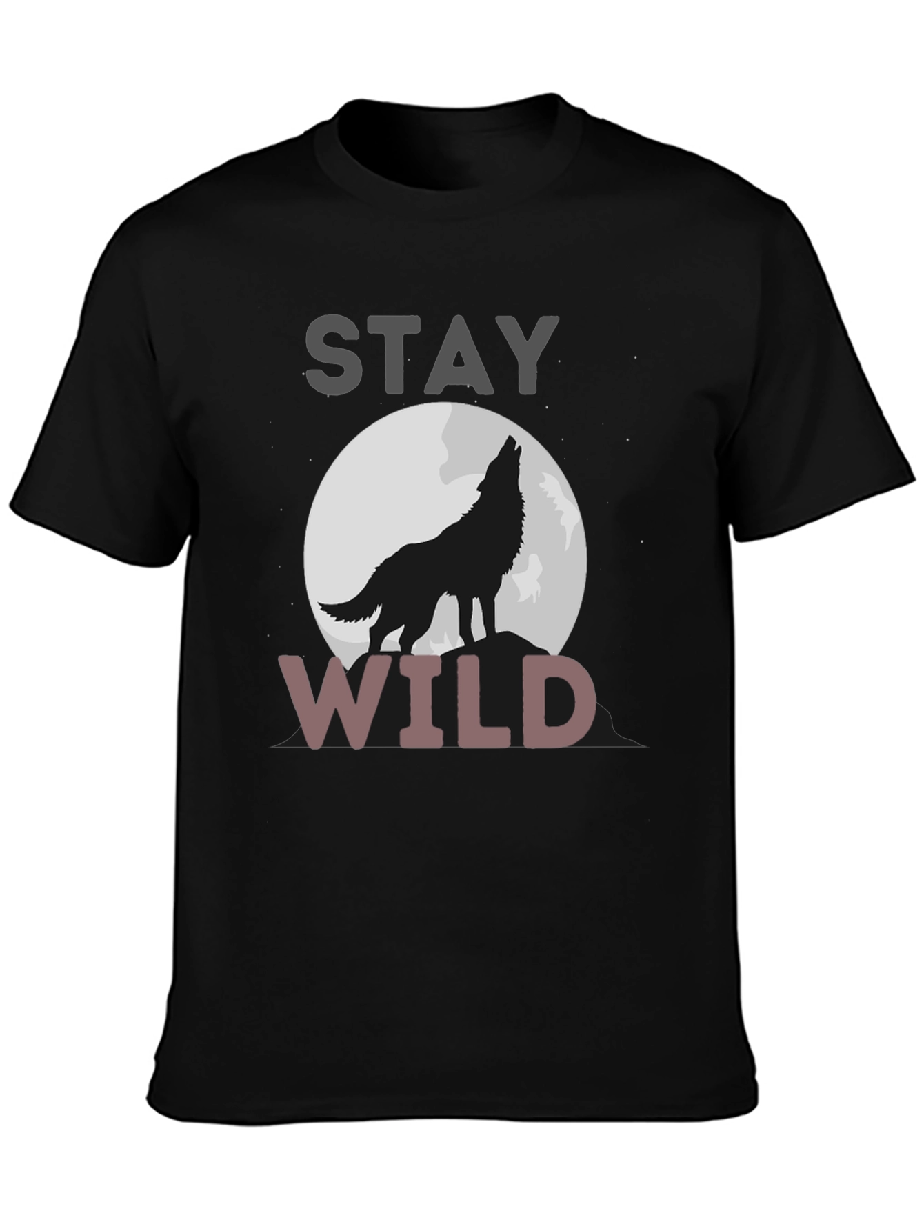 Stay Wild Wolf Moon Graphic Tee