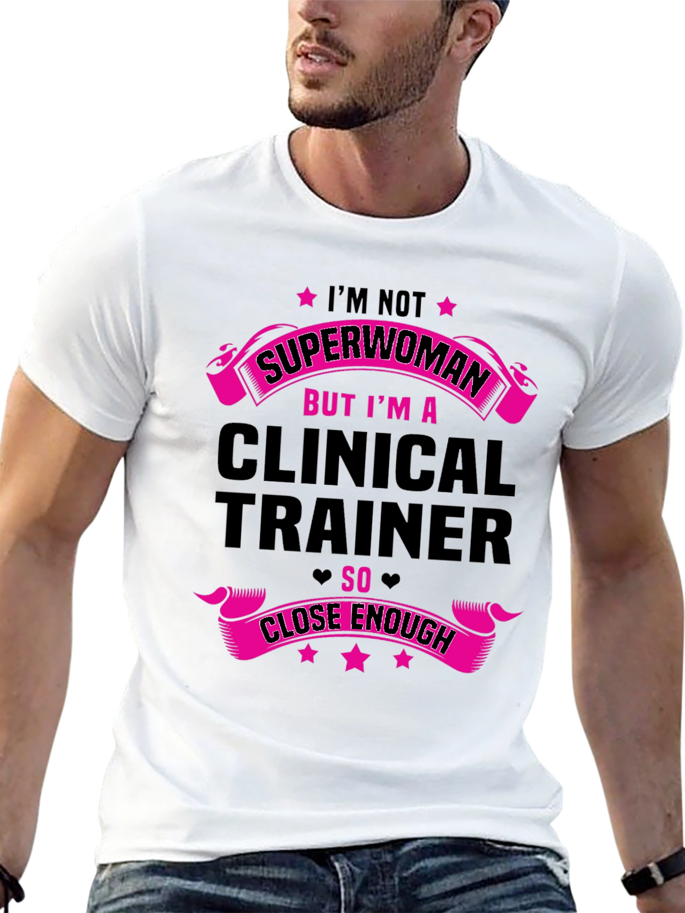 Clinical Trainer Superwoman T-Shirt - Funny Design