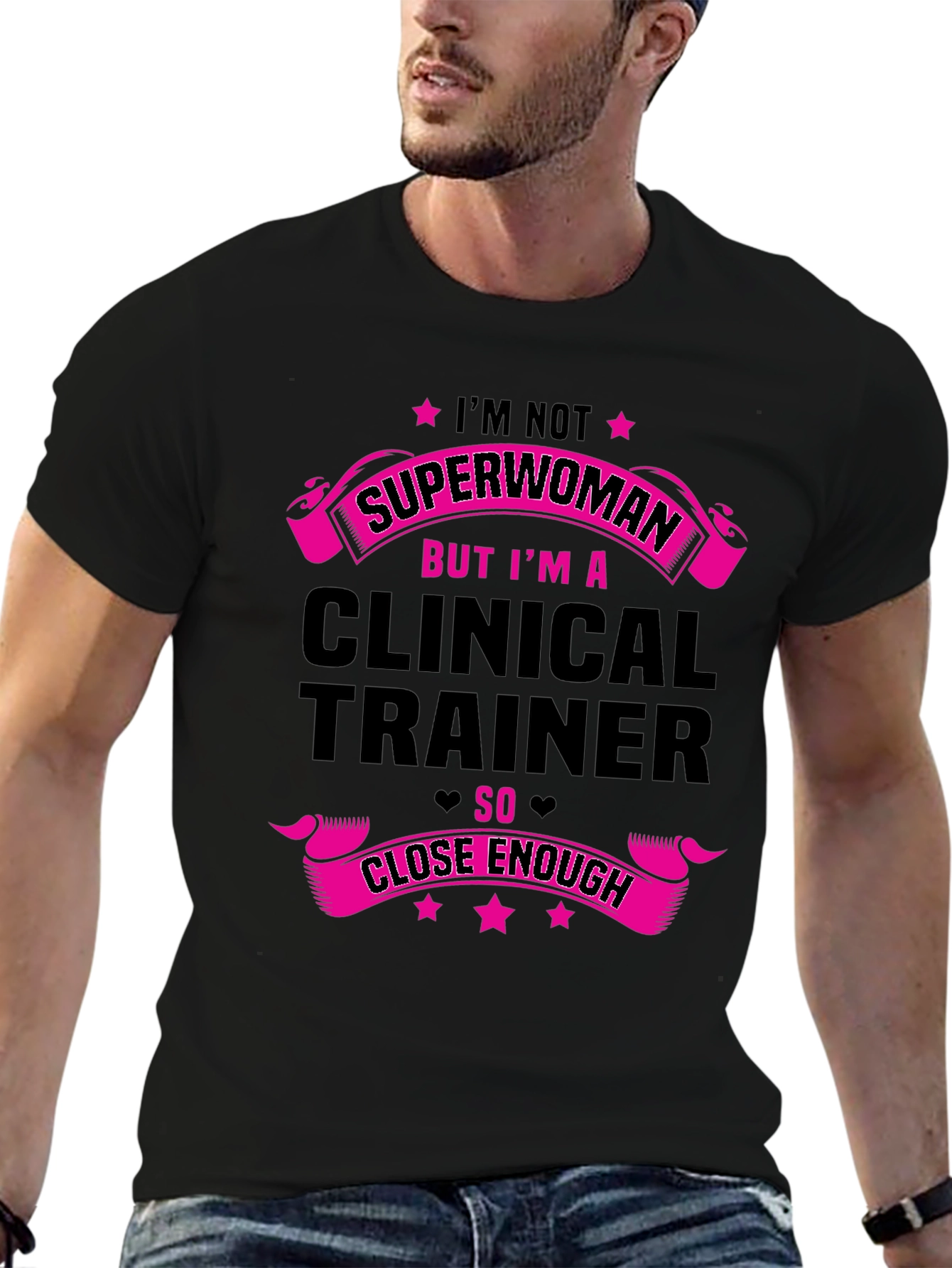 Clinical Trainer Superwoman T-Shirt - Funny Design