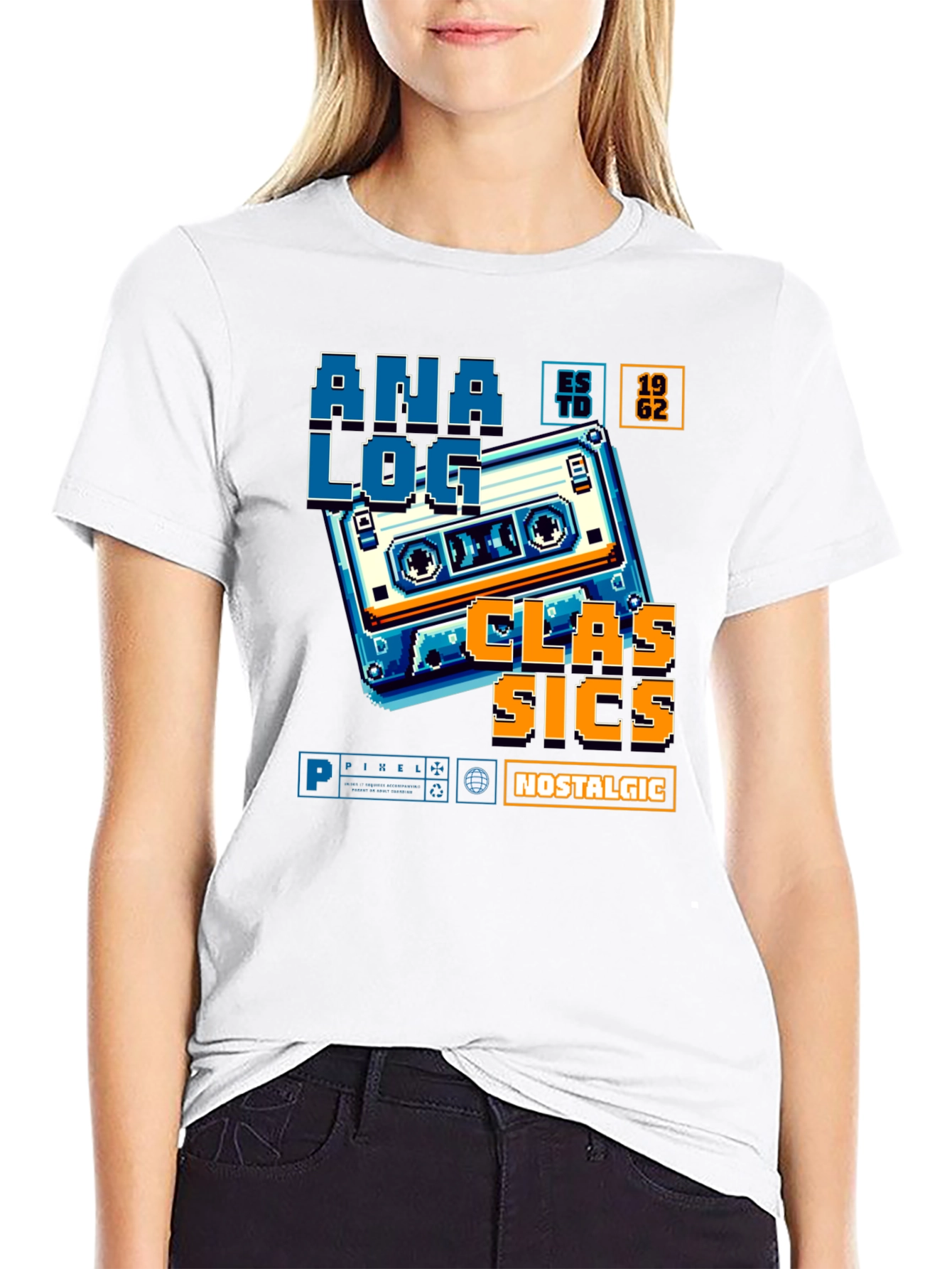 Retro Analog Cassette Graphic Tee