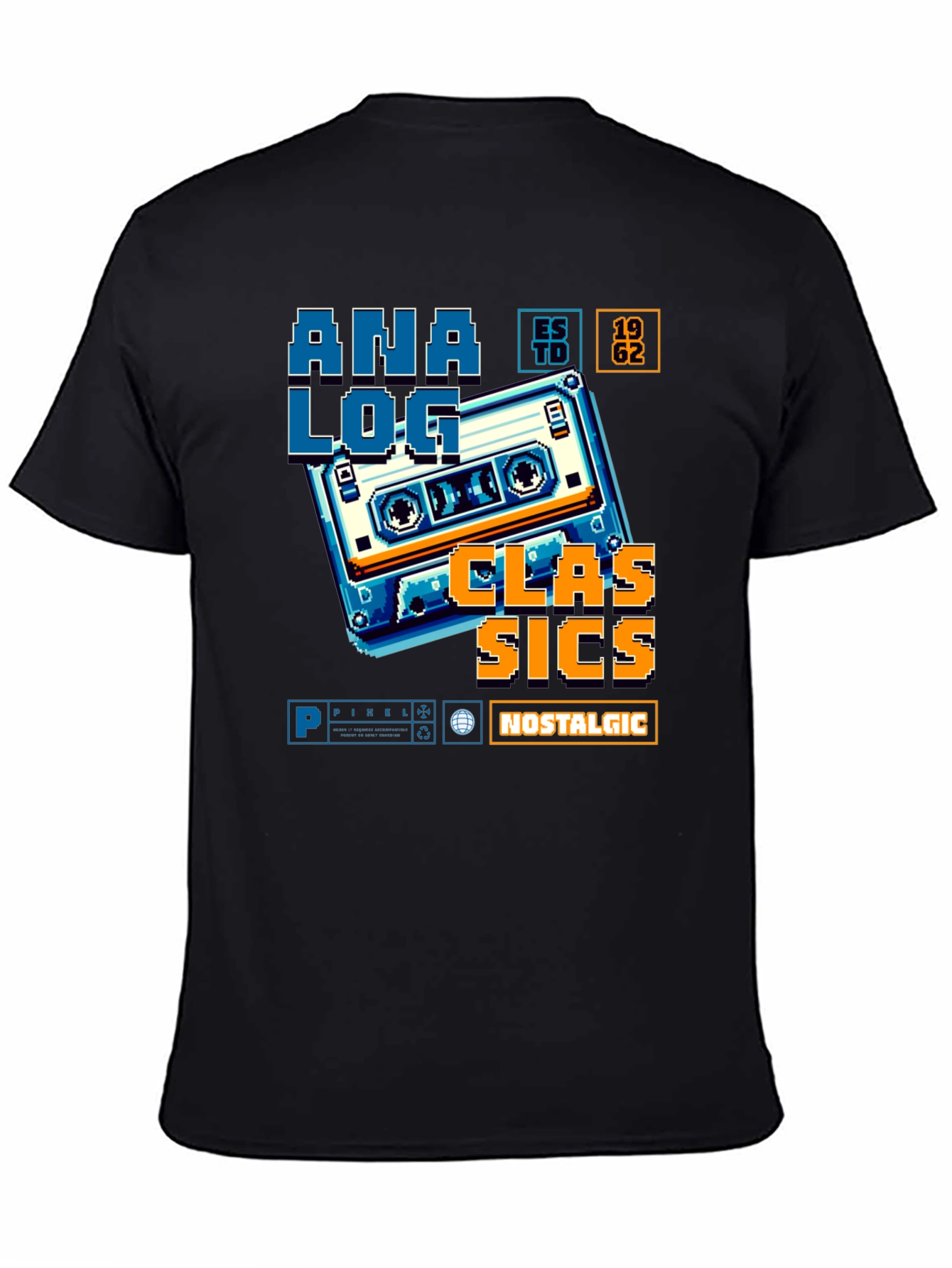 Retro Analog Cassette Graphic Tee