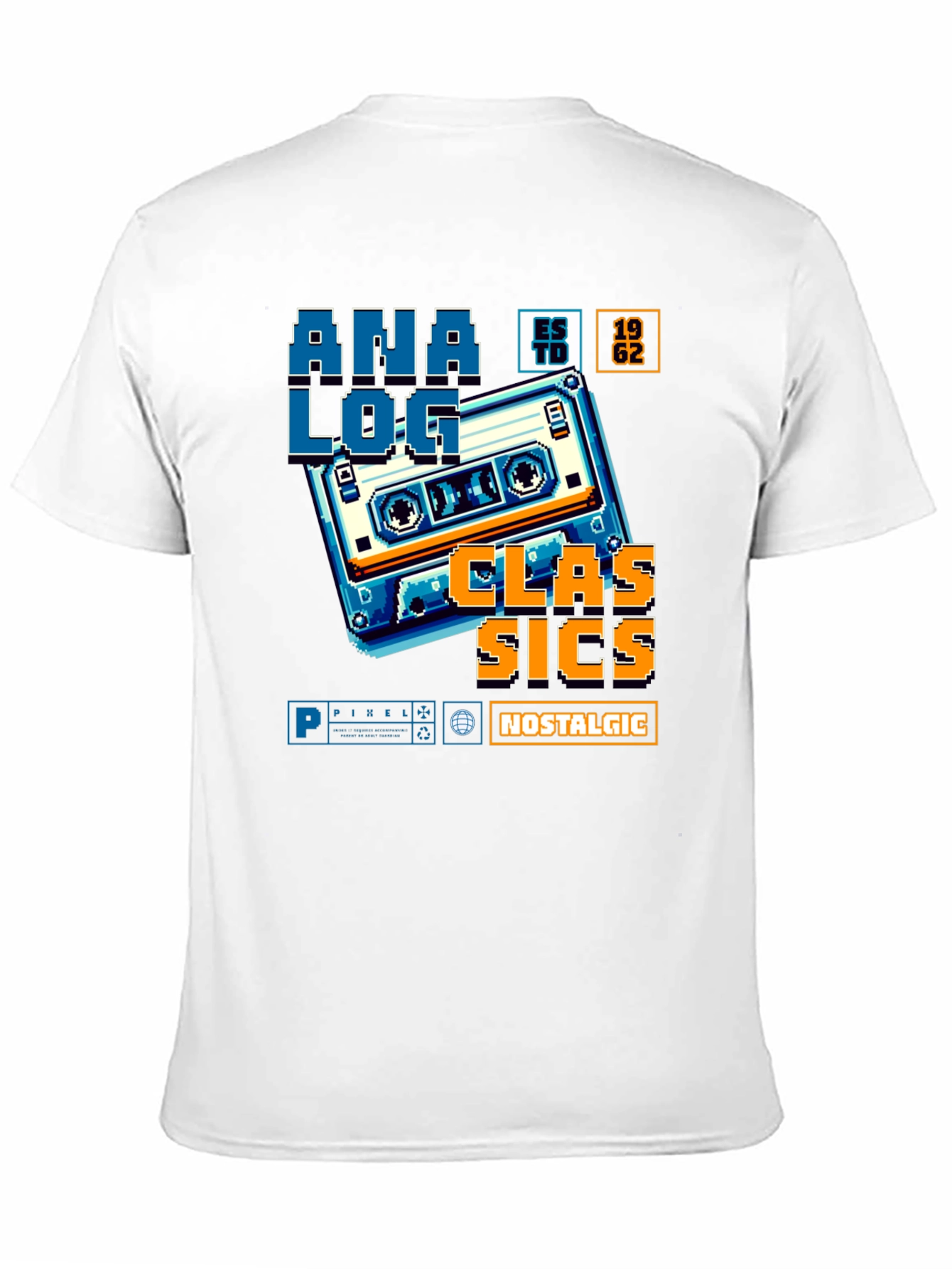 Retro Analog Cassette Graphic Tee