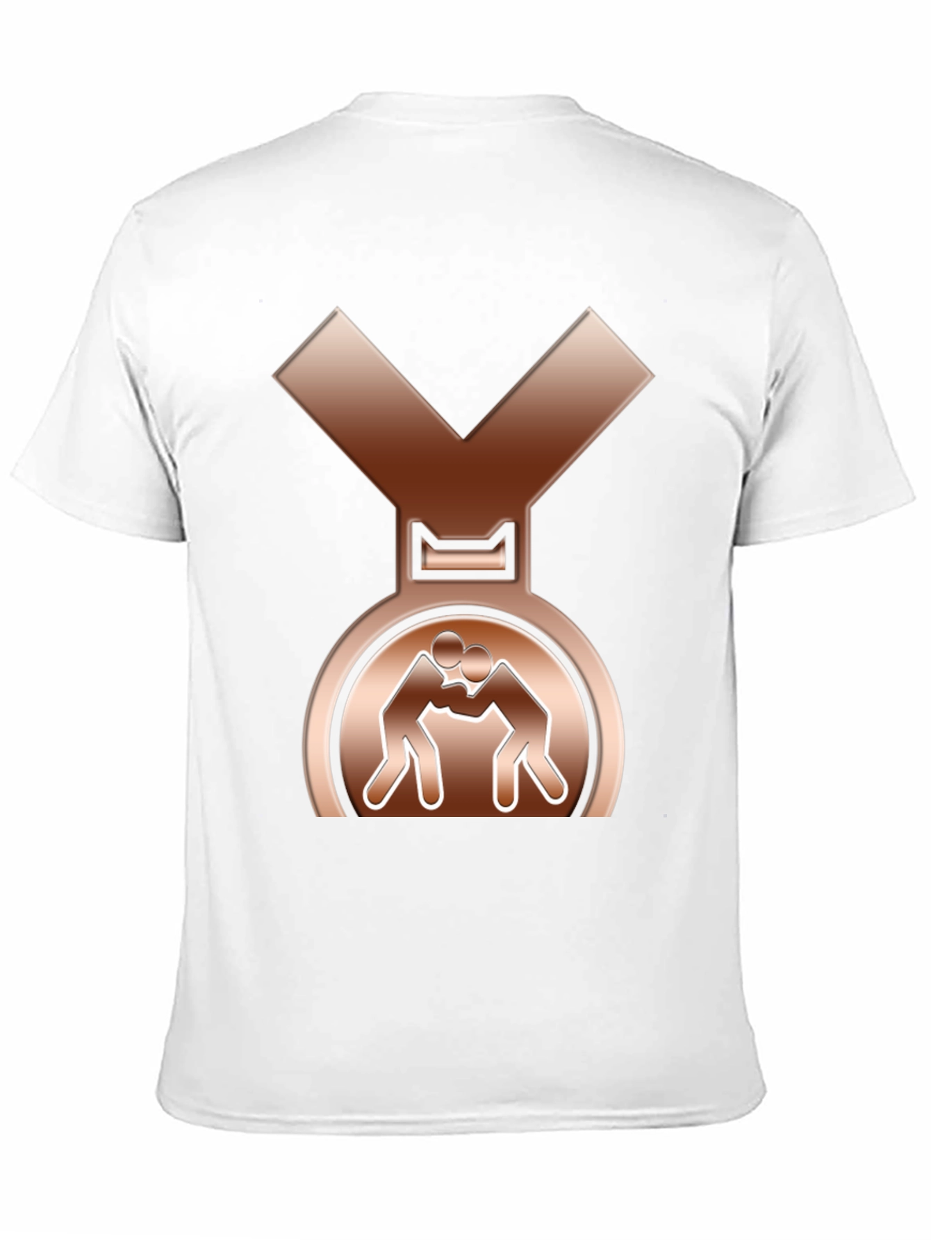 Wrestling Bronze Medal T-Shirt - Sporty Tee