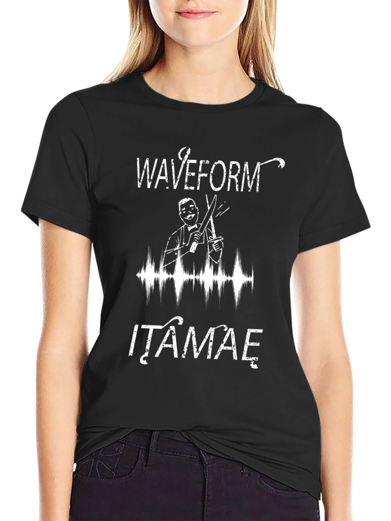Waveform Itamae T-Shirt - Cool Sushi Chef Design