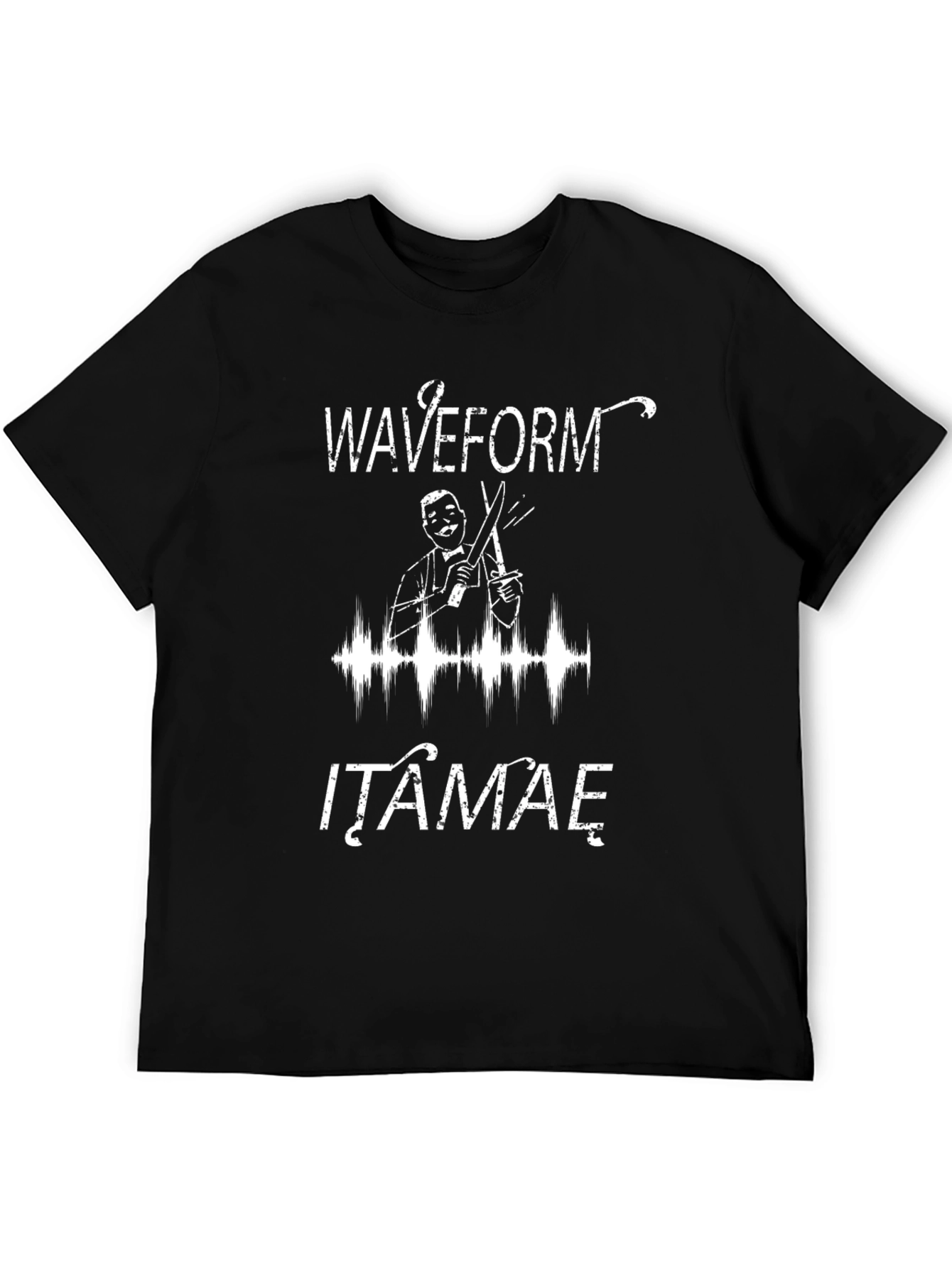 Waveform Itamae T-Shirt - Cool Sushi Chef Design