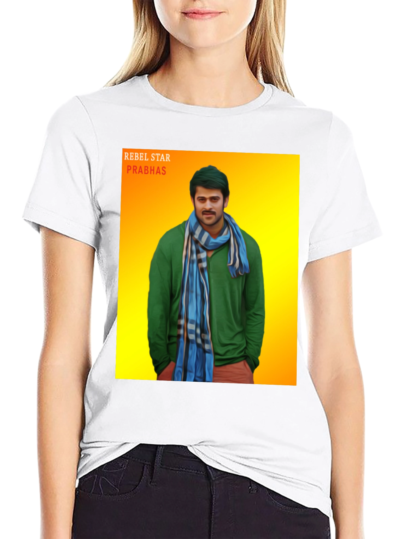 Rebel Star Prabhas Graphic T-Shirt