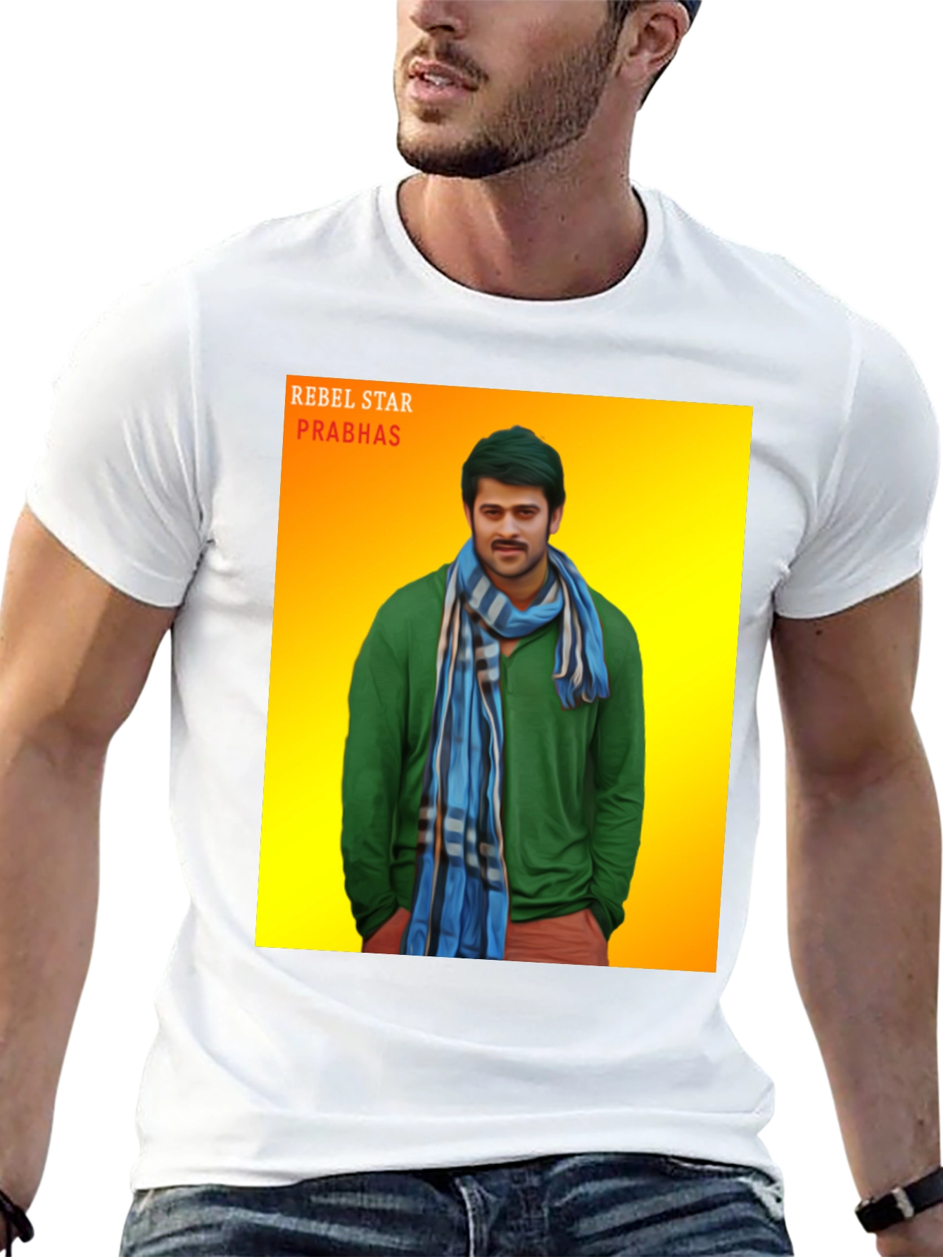Rebel Star Prabhas Graphic T-Shirt