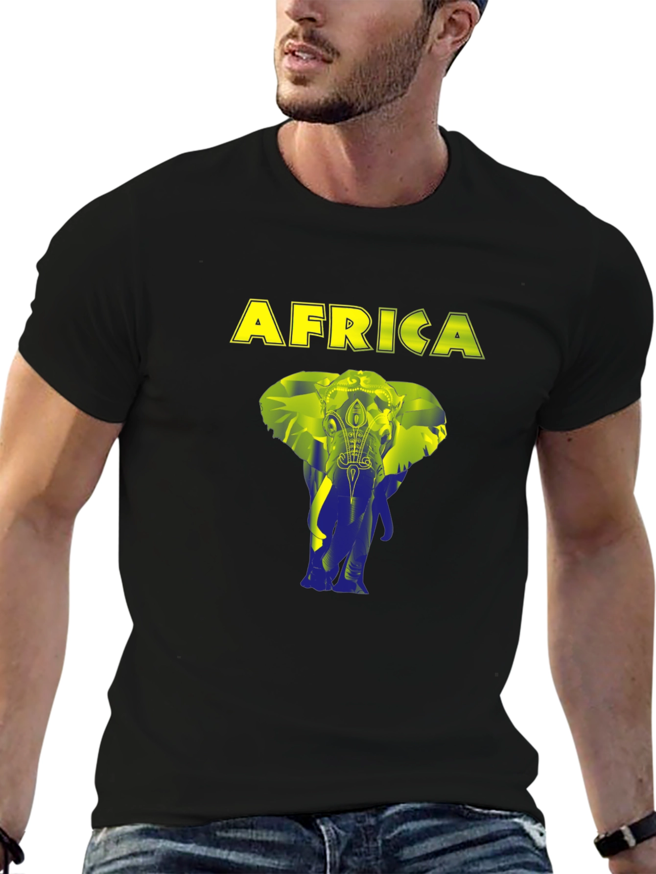 Africa Elephant Graphic T-Shirt
