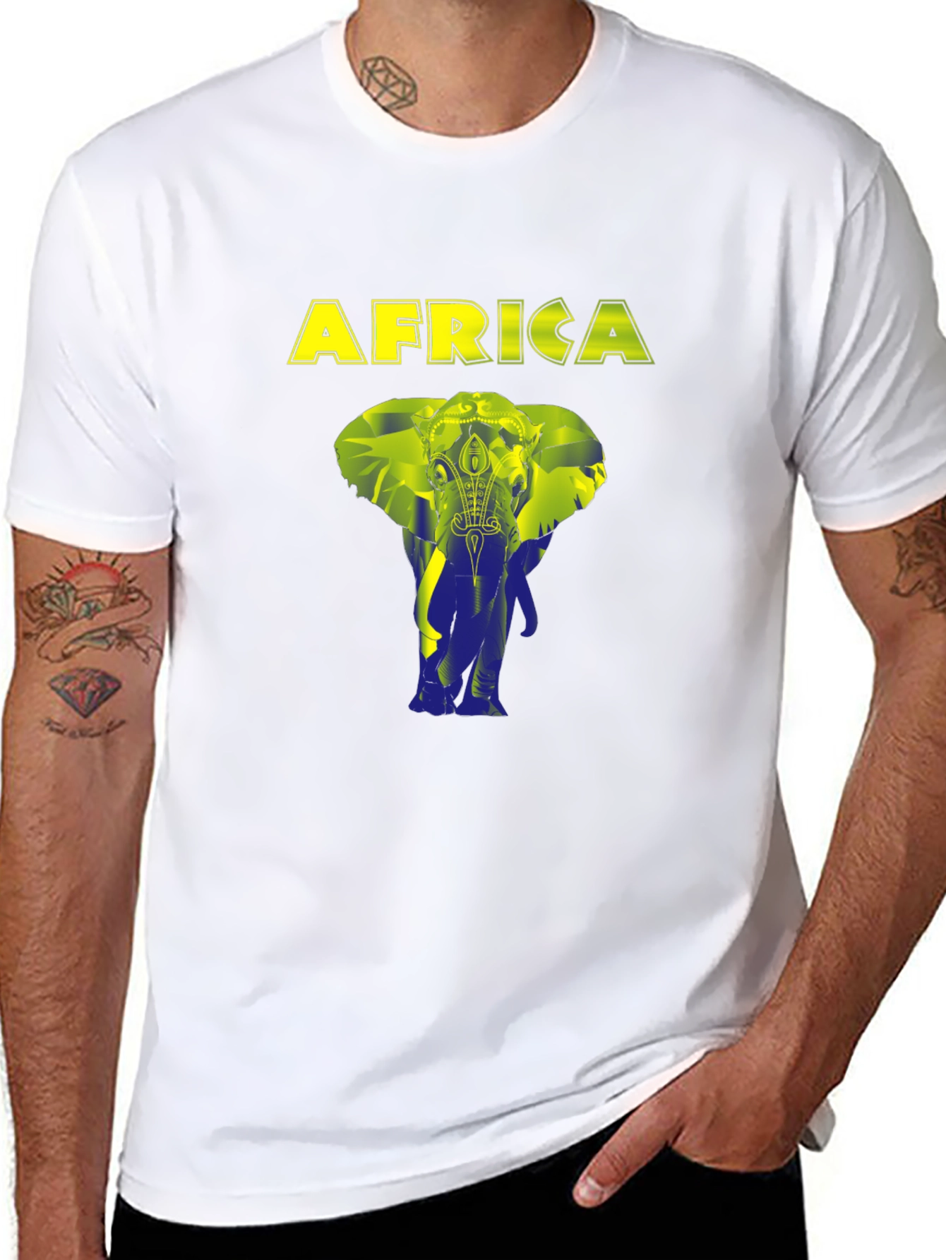 Africa Elephant Graphic T-Shirt