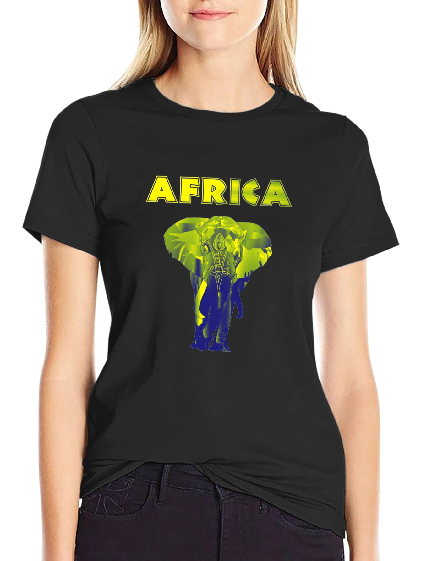 Africa Elephant Graphic T-Shirt