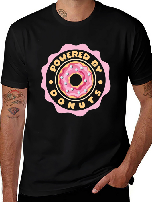 Powered By Donuts Graphic Tee - Black