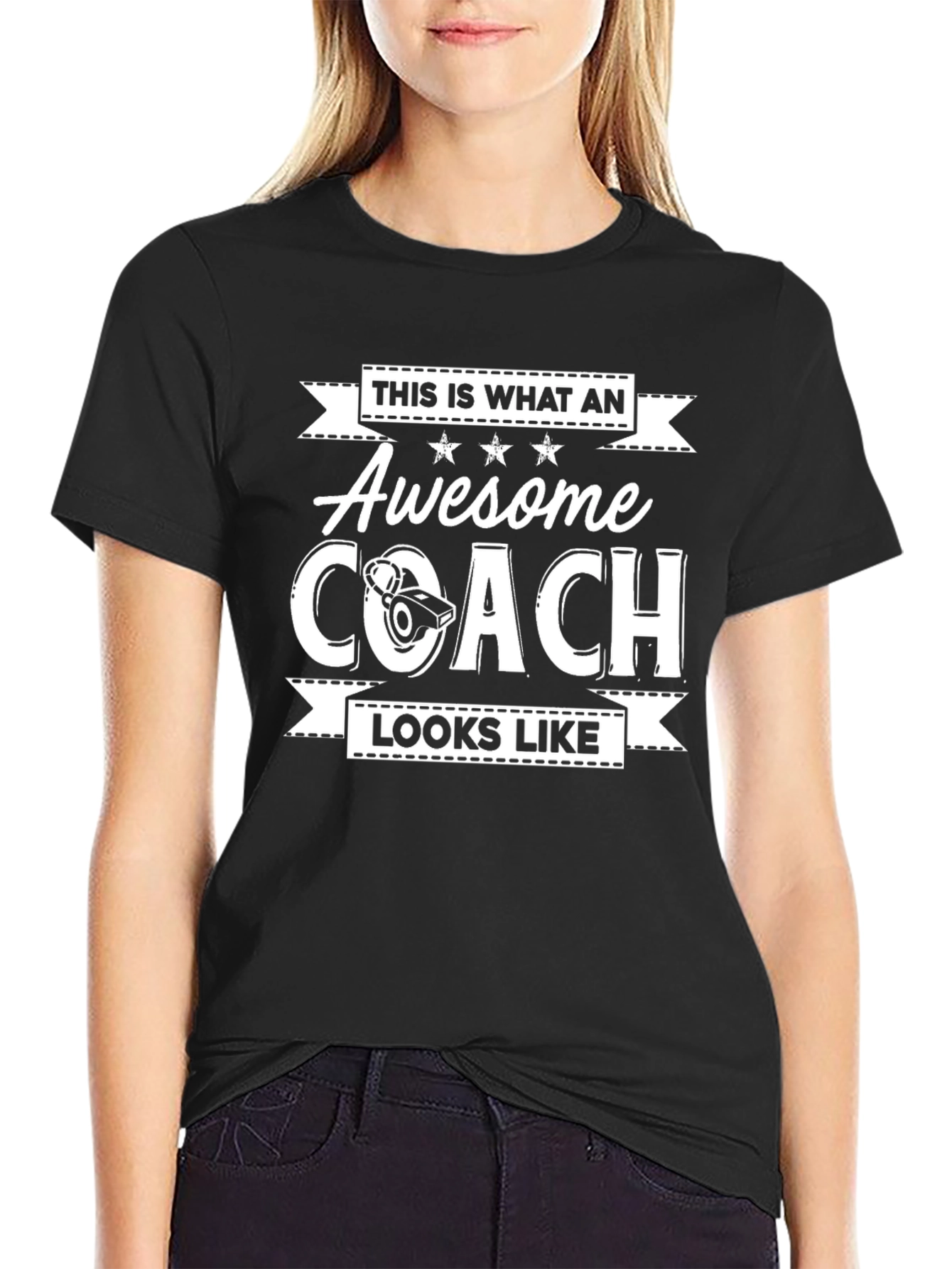 Awesome Coach Graphic T-Shirt
