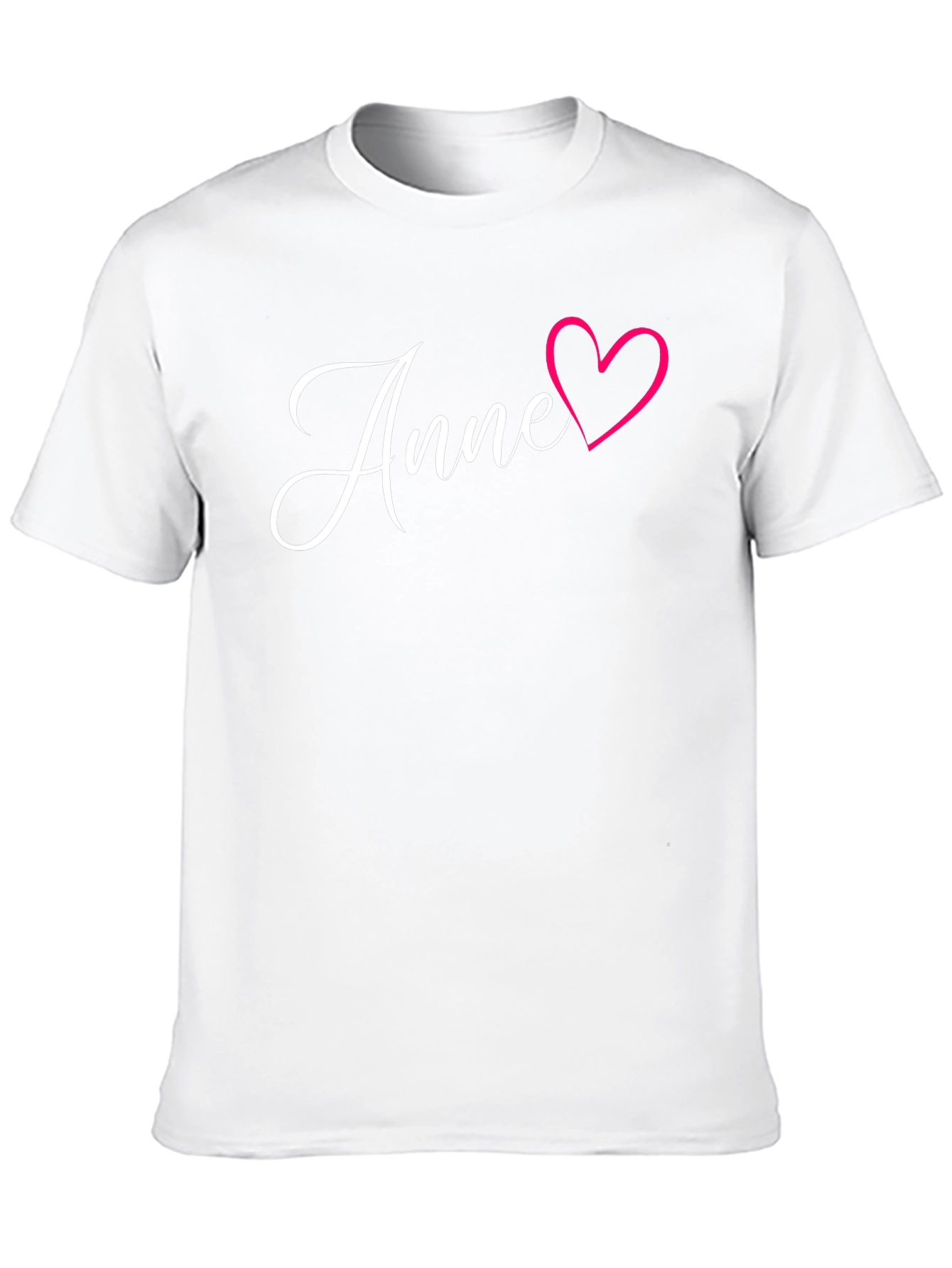 Anne Heart Graphic Black T-Shirt