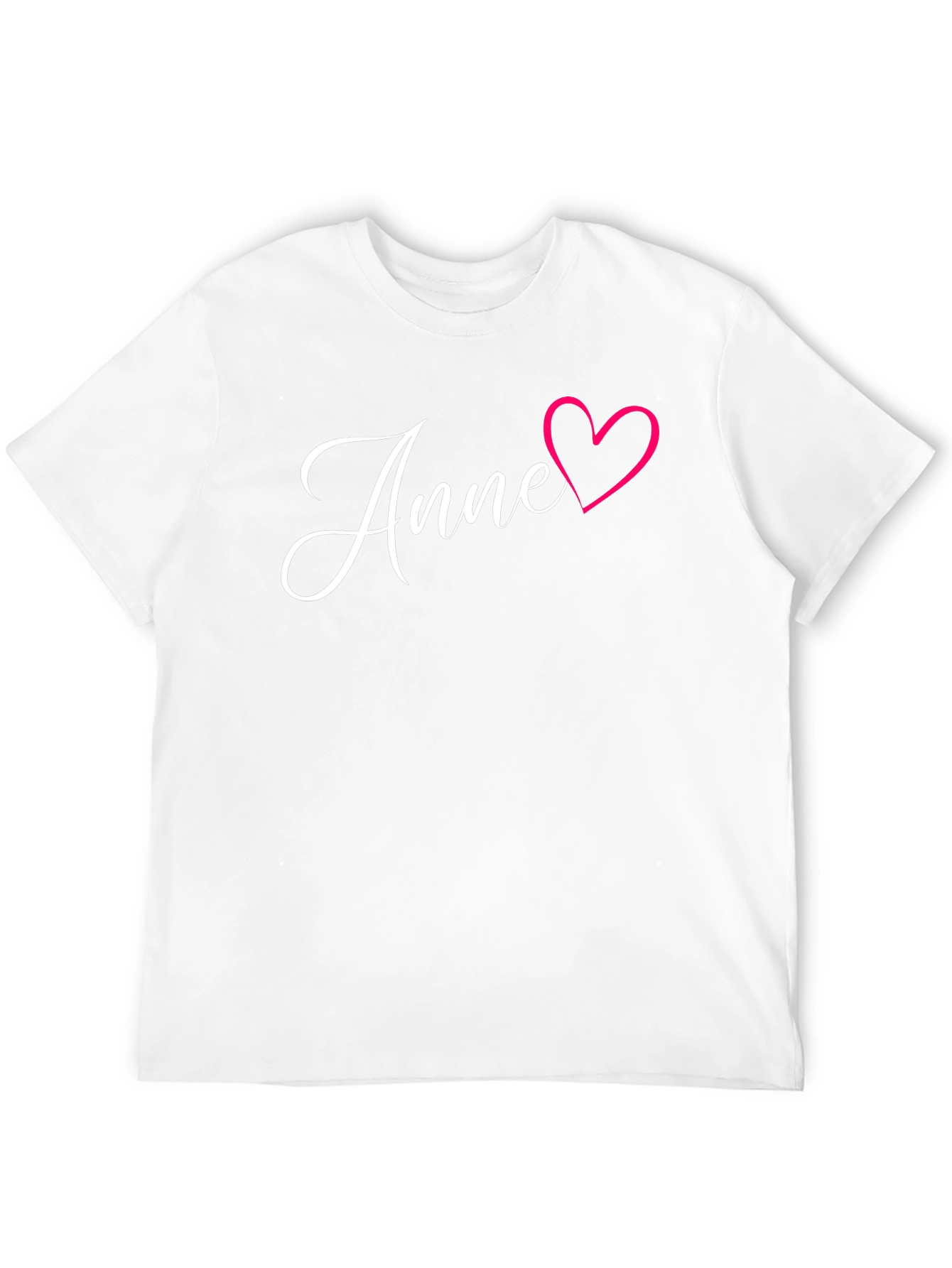 Anne Heart Graphic Black T-Shirt