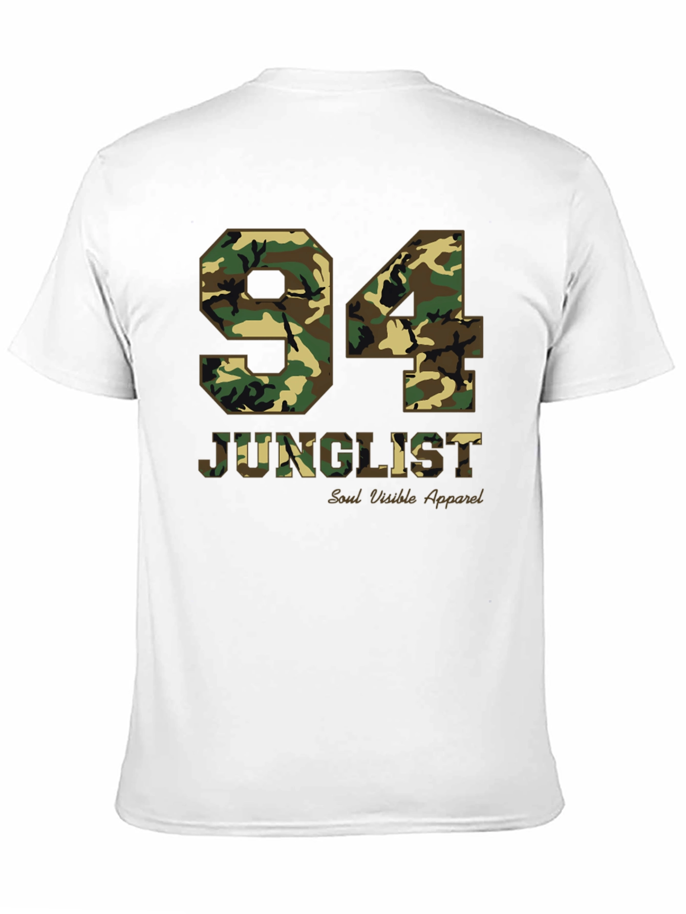 94 Junglist Camo Print Graphic Tee