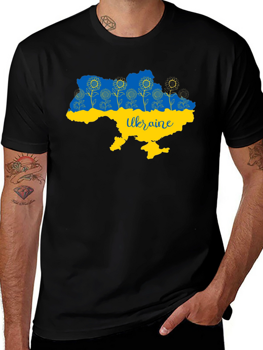 Ukraine Map Sunflower T-Shirt