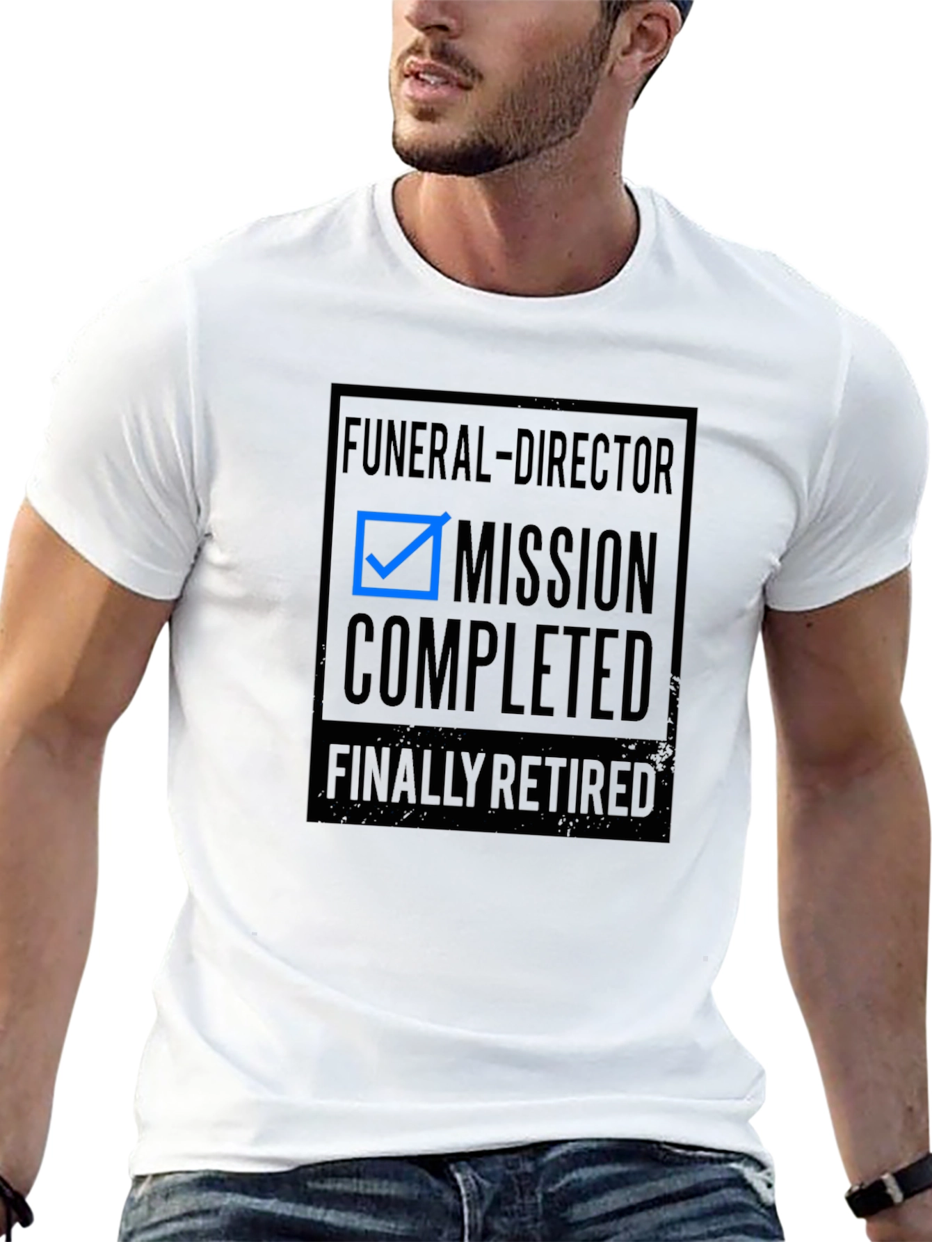 Funeral Director Retirement T-Shirt - Mission Completed!