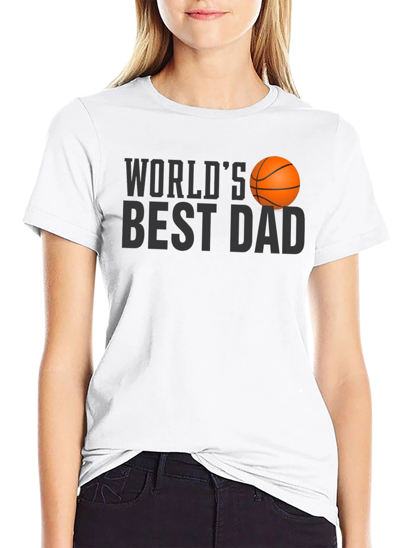 Worlds Best Dad Basketball T-Shirt