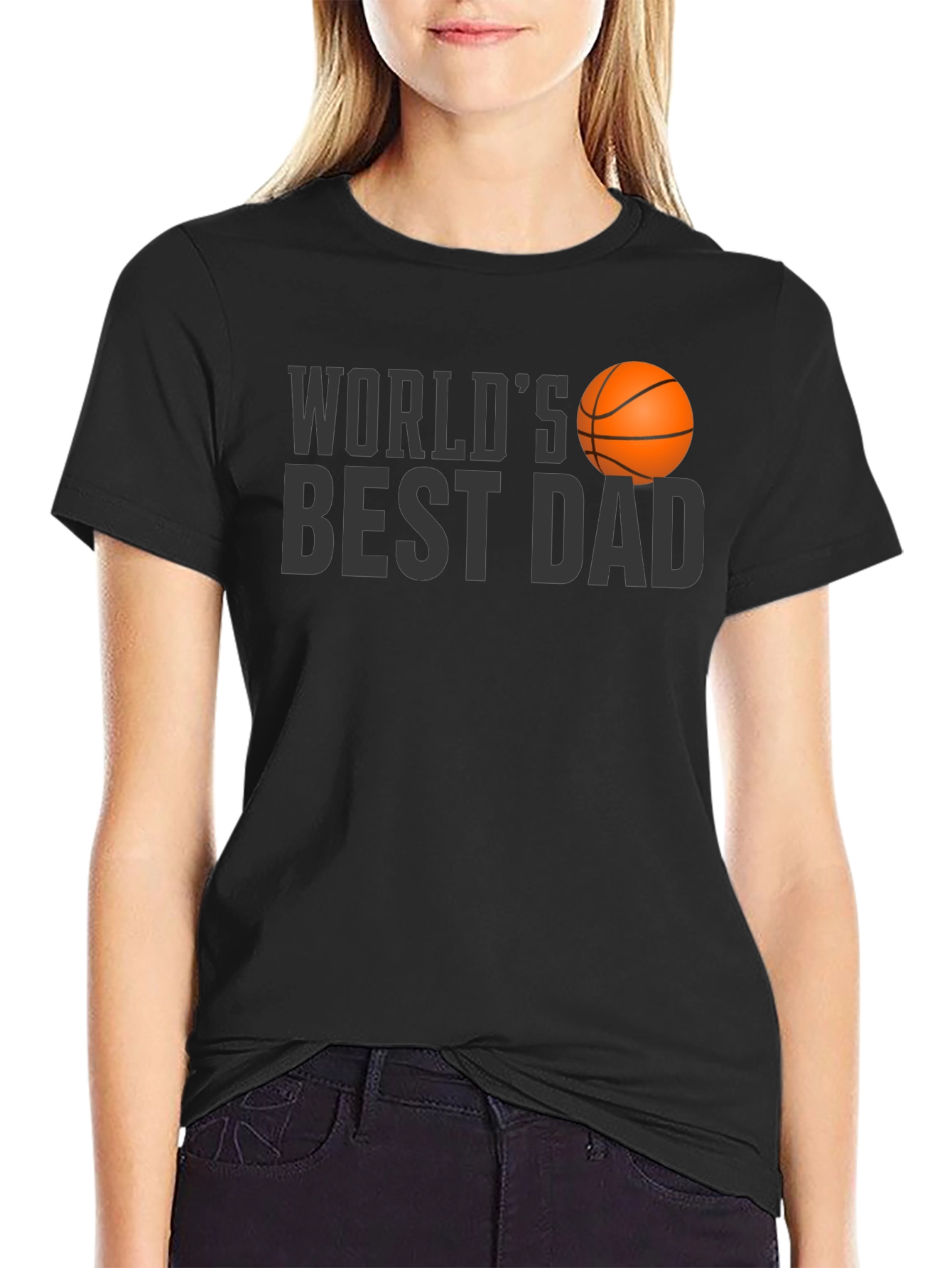 Worlds Best Dad Basketball T-Shirt