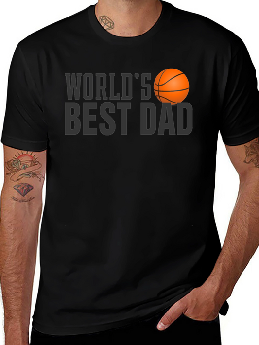 Worlds Best Dad Basketball T-Shirt