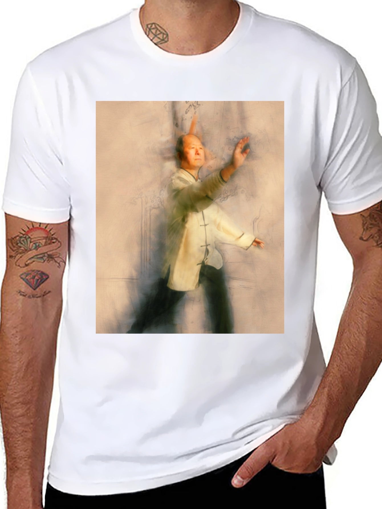 Tai Chi Master Graphic Tee - Martial Arts Shirt