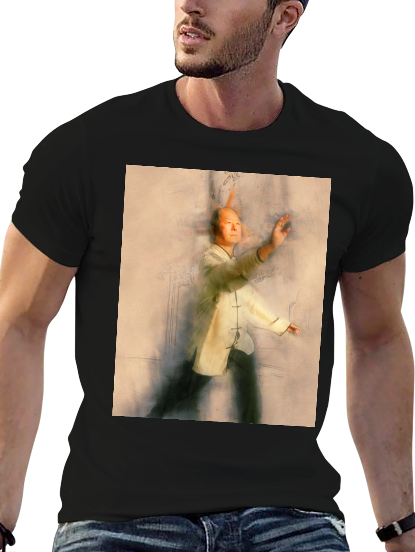 Tai Chi Master Graphic Tee - Martial Arts Shirt