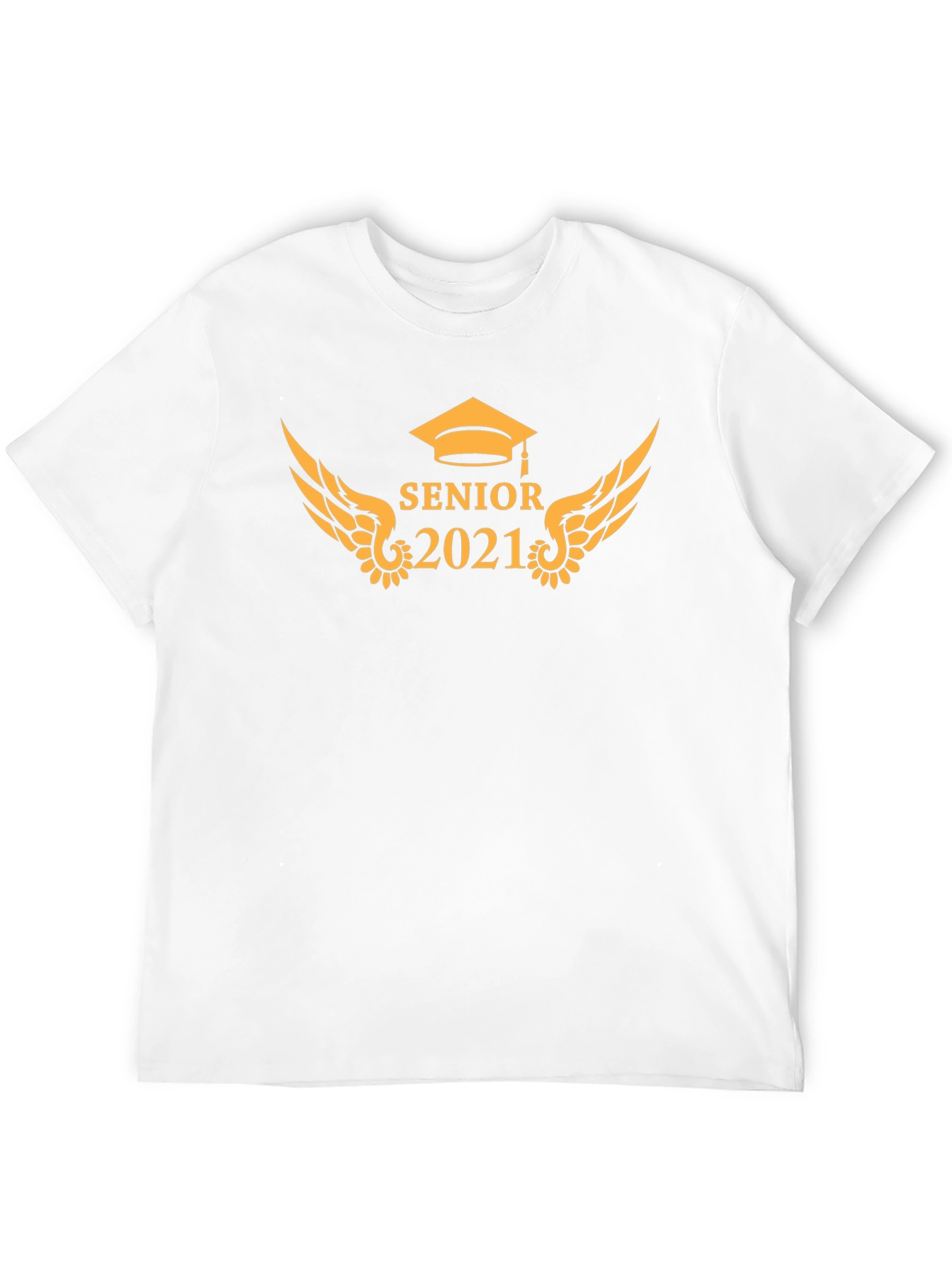 Senior 2021 Black Graphic T-Shirt