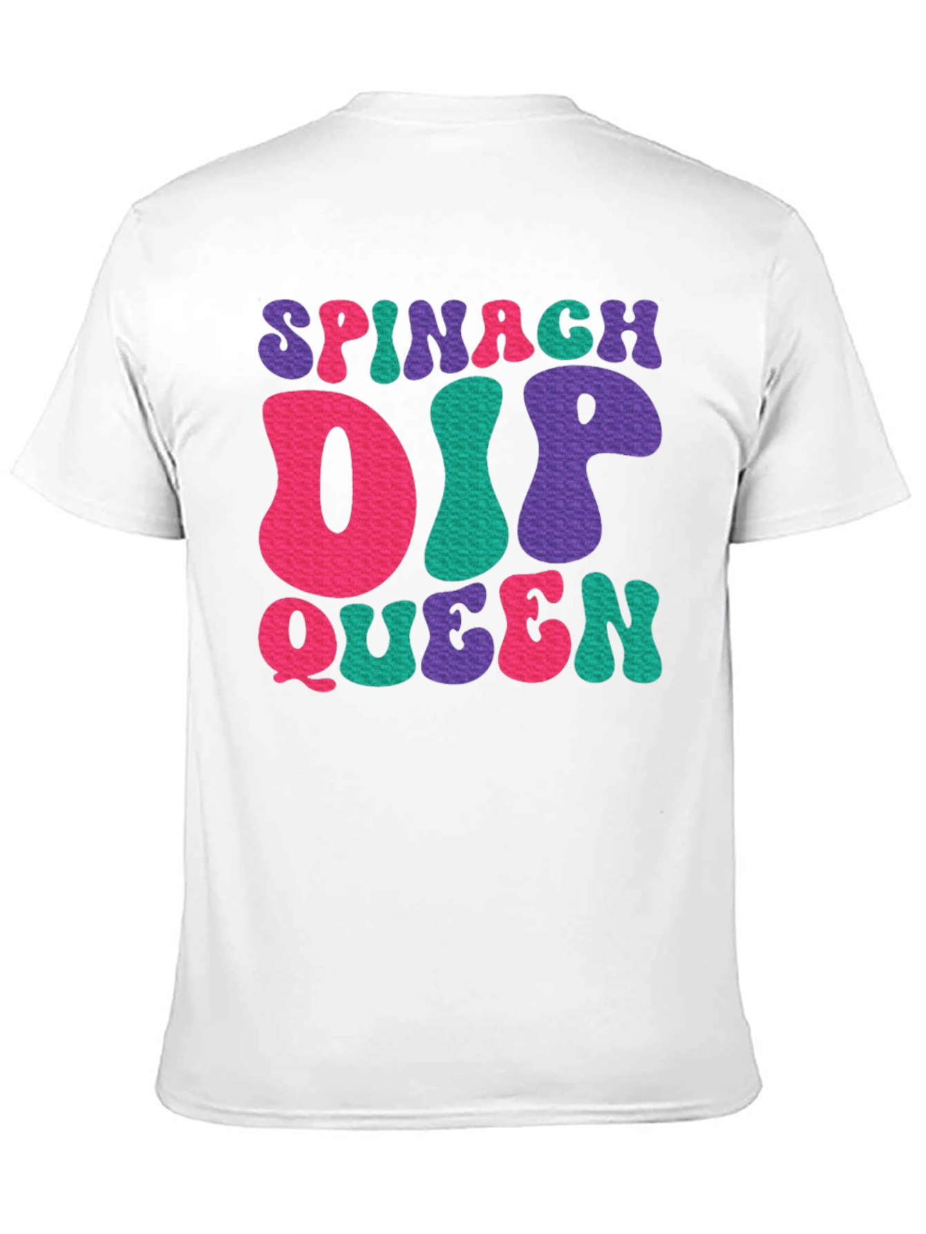 Spinach Dip Queen Graphic T-Shirt - Retro Style