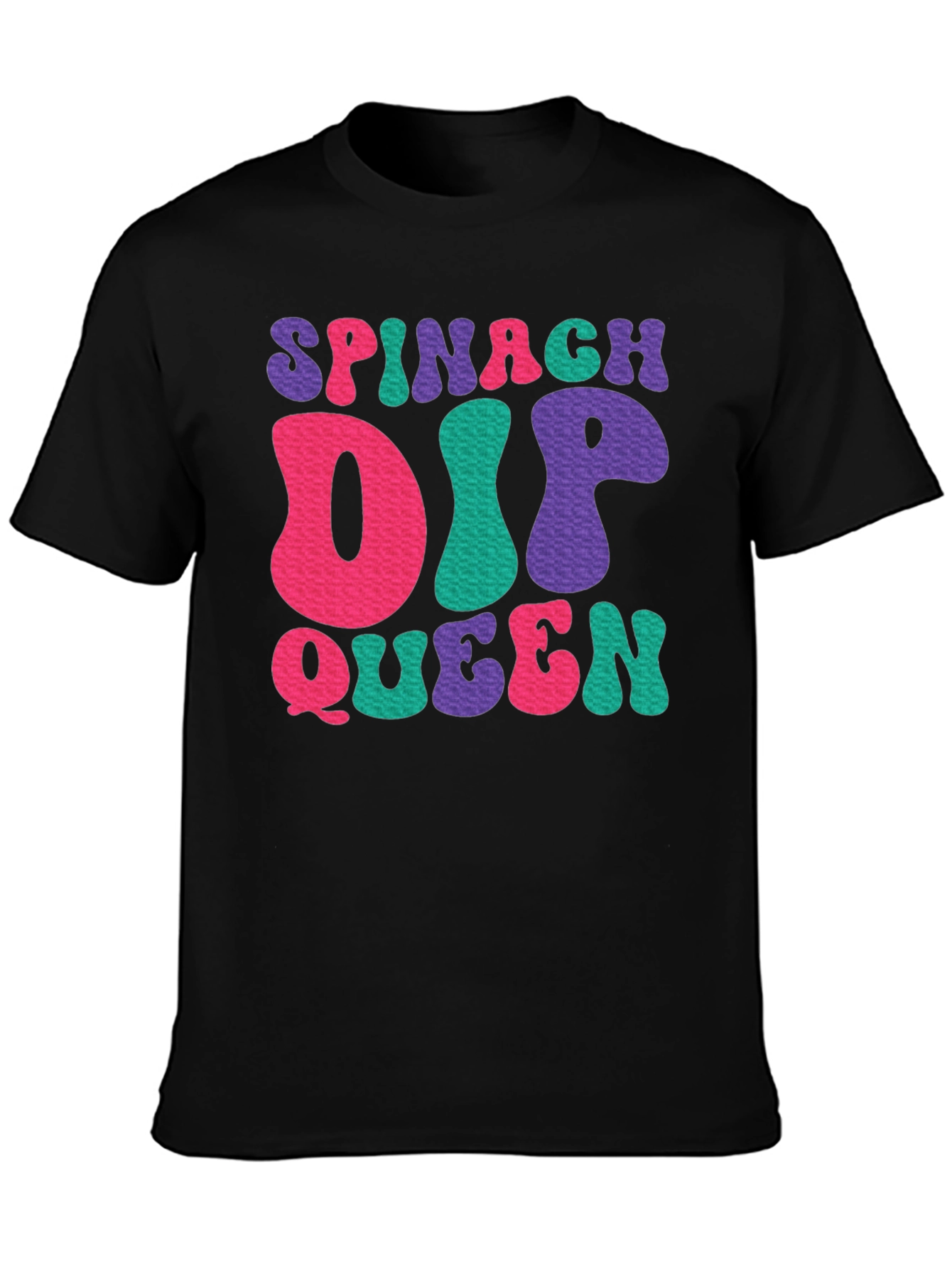 Spinach Dip Queen Graphic T-Shirt - Retro Style