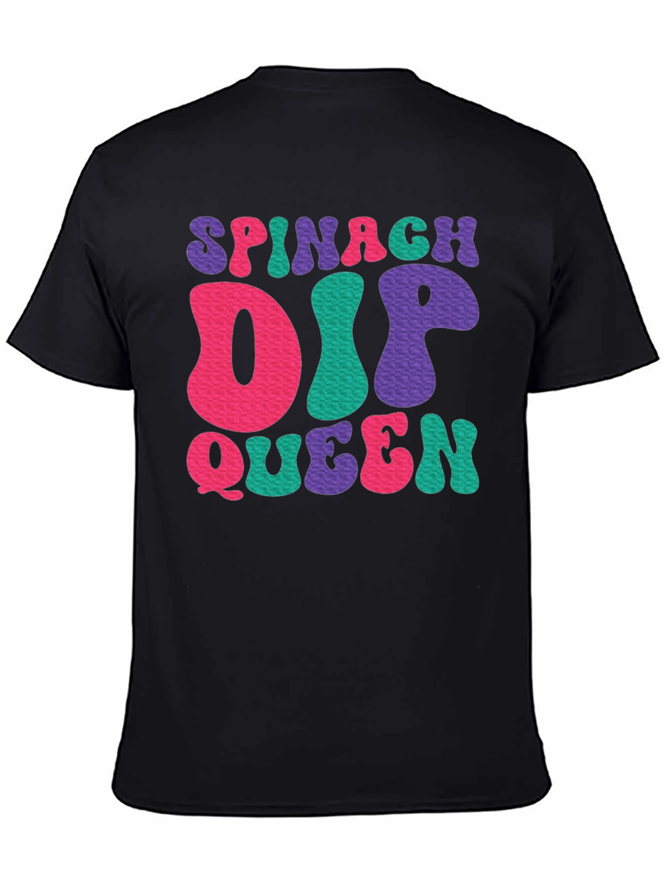 Spinach Dip Queen Graphic T-Shirt - Retro Style