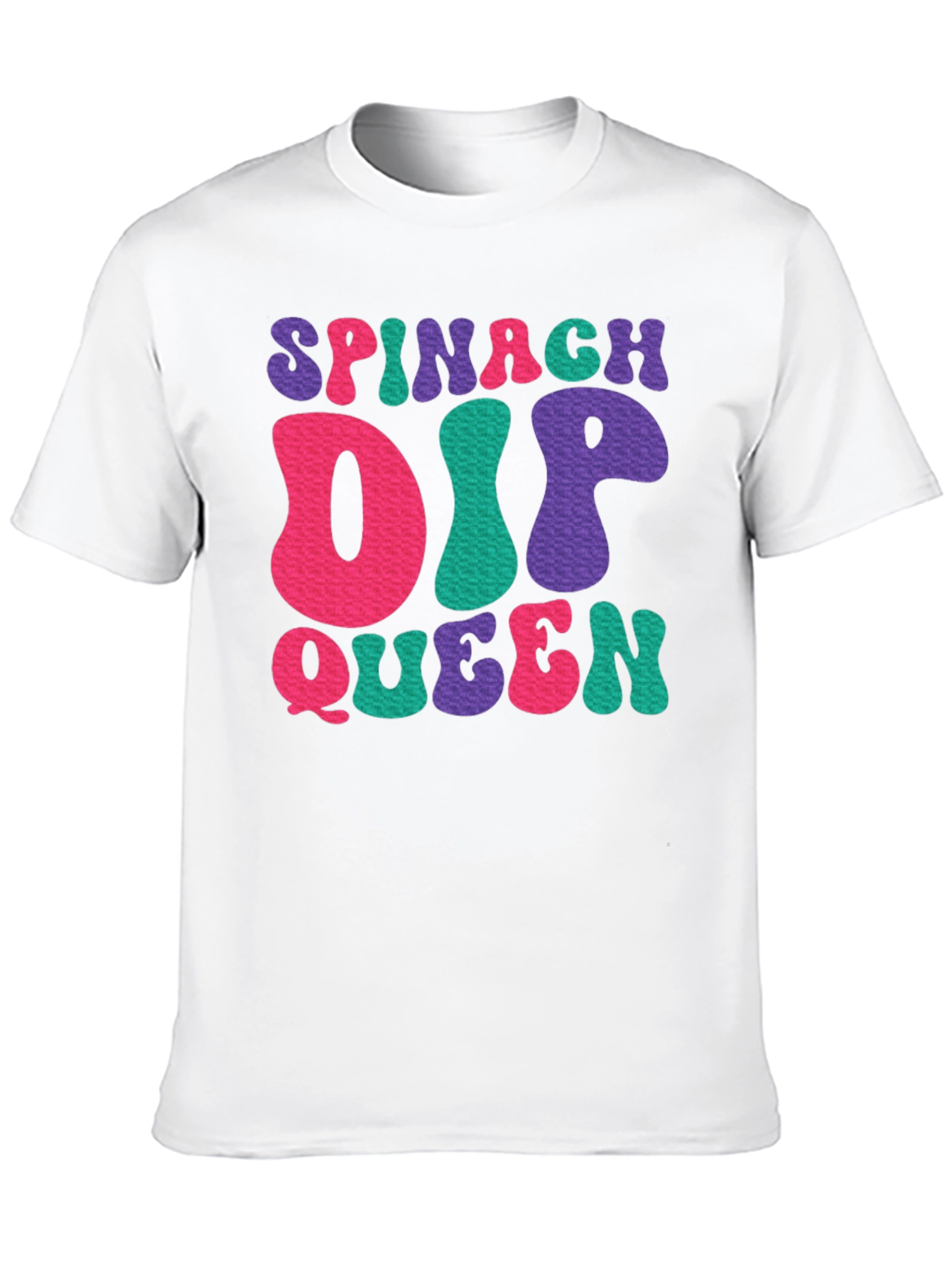 Spinach Dip Queen Graphic T-Shirt - Retro Style