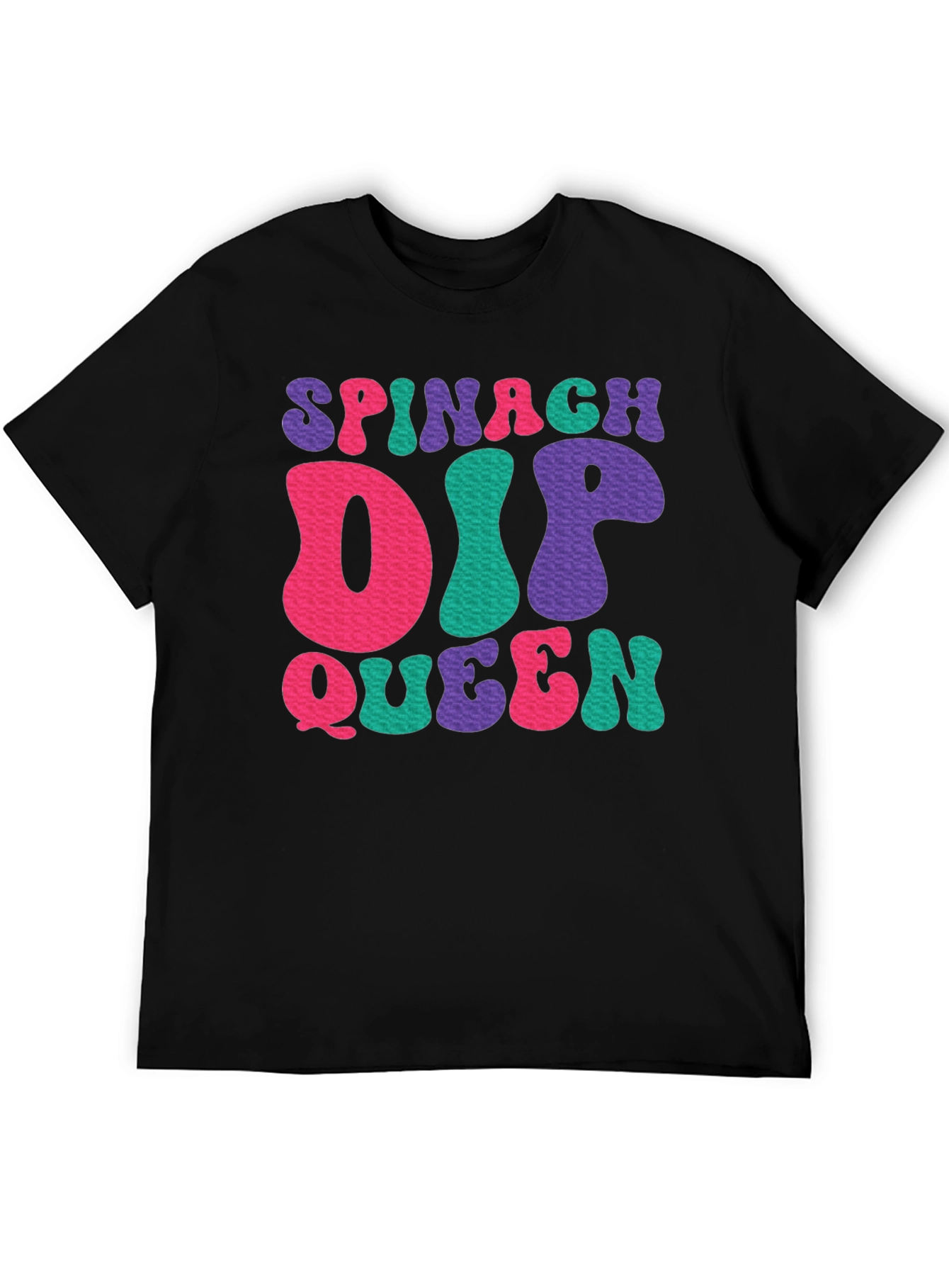 Spinach Dip Queen Graphic T-Shirt - Retro Style