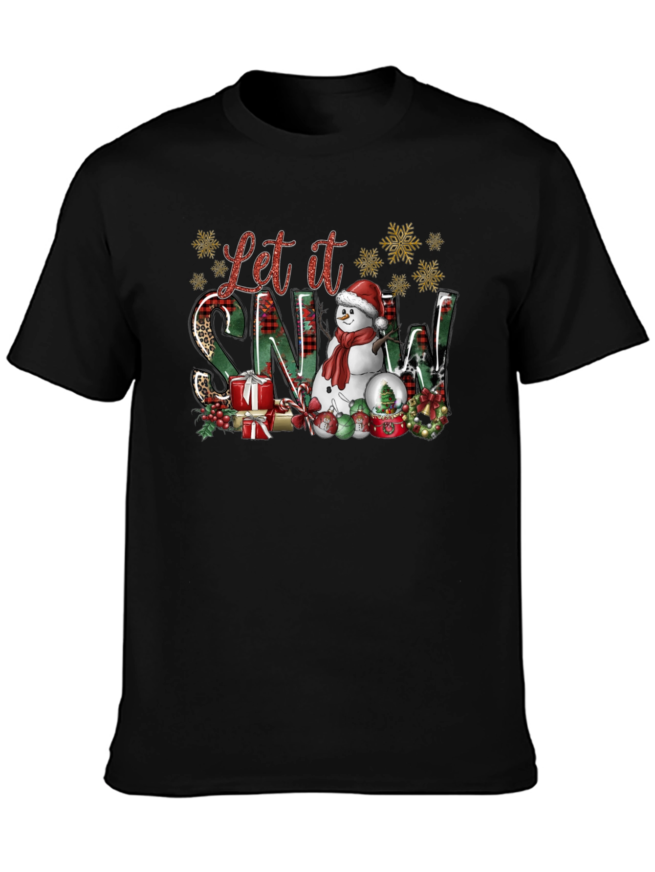 Festive Let it Snow Christmas T-Shirt