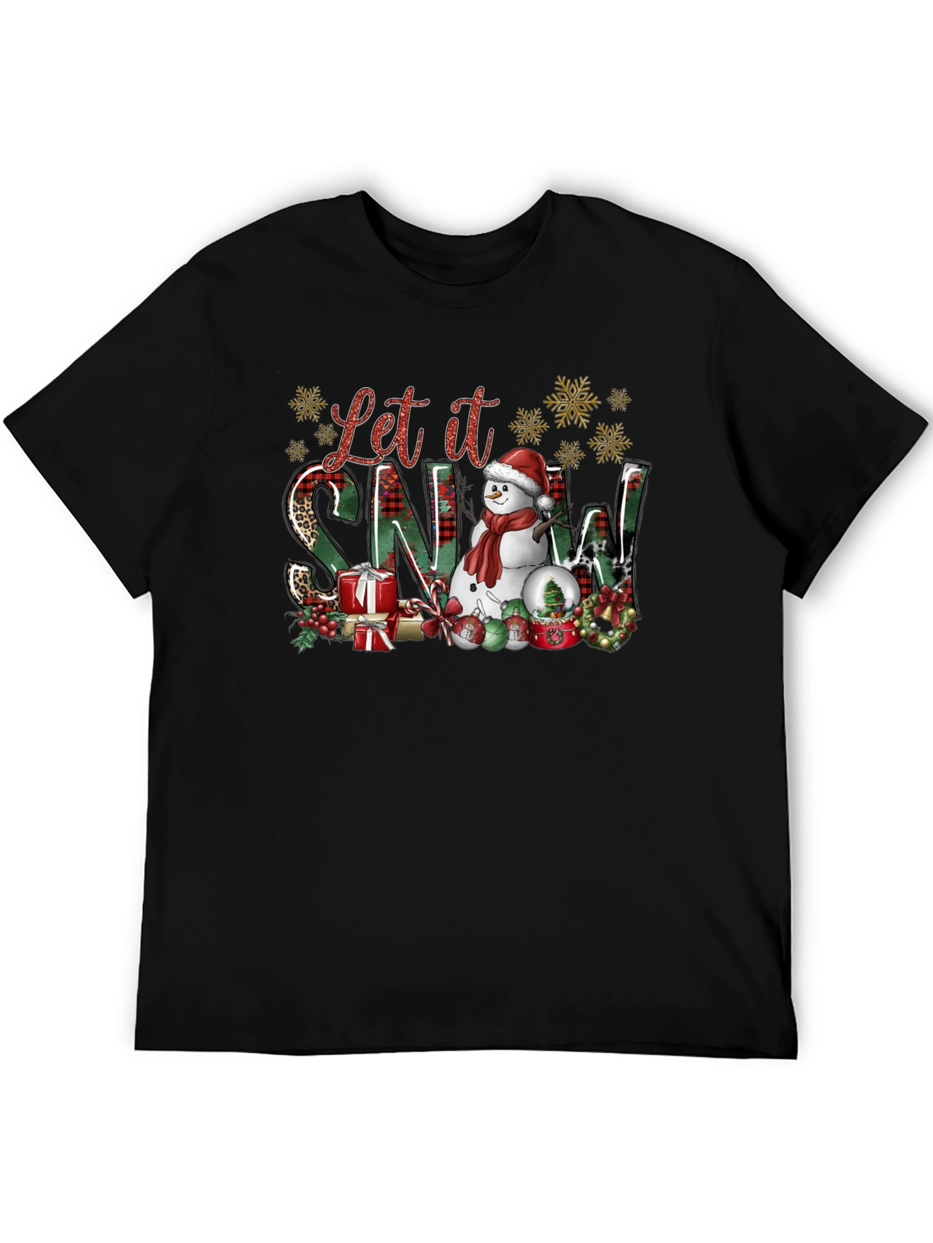 Festive Let it Snow Christmas T-Shirt