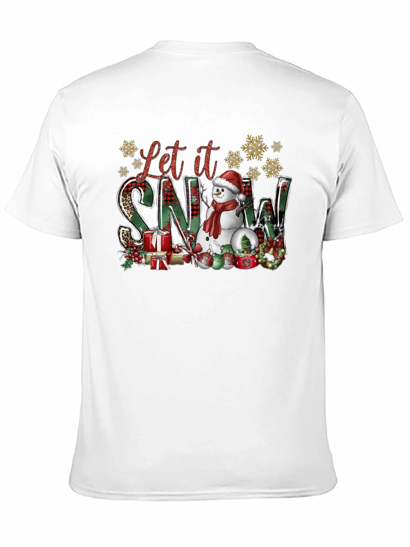 Festive Let it Snow Christmas T-Shirt
