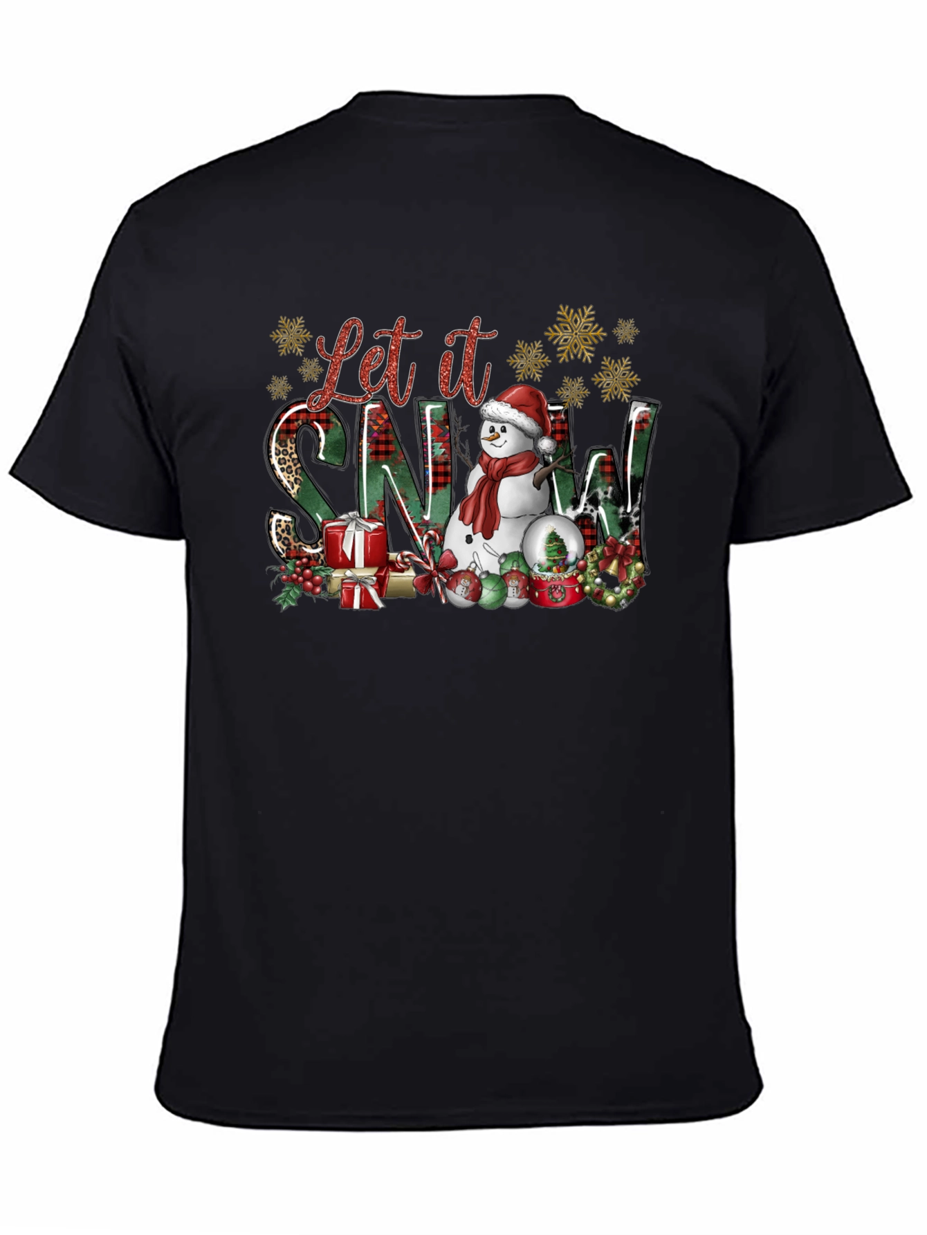 Festive Let it Snow Christmas T-Shirt
