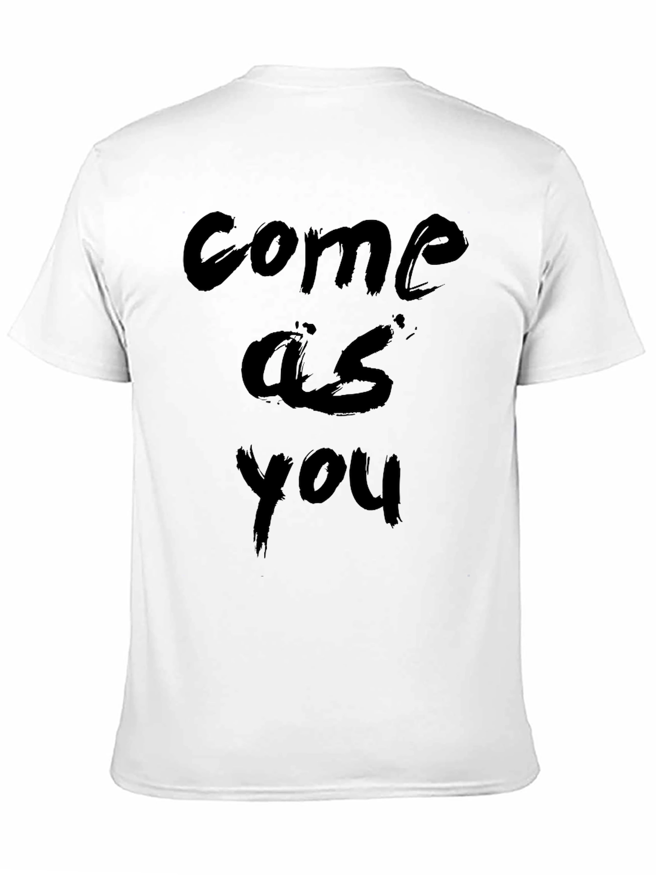 Come As You Are Black Tee