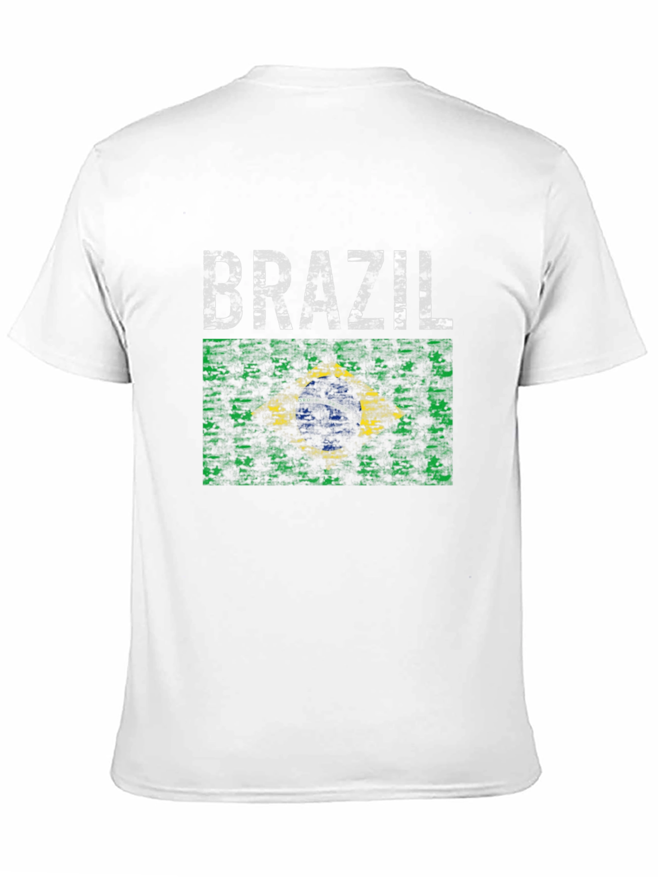 Brazil Flag T-Shirt - Distressed Graphic Tee
