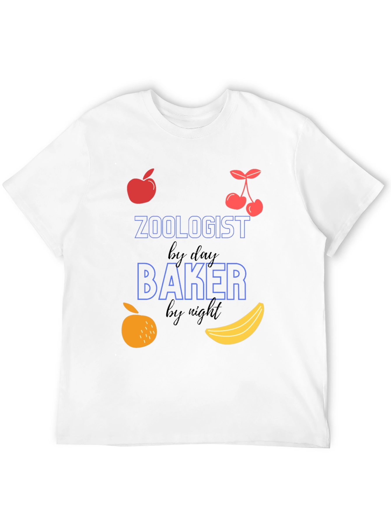 Zoologist by Day Baker by Night Funny T-Shirt
