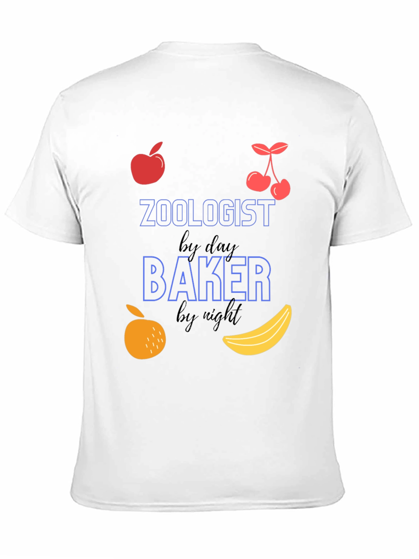Zoologist by Day Baker by Night Funny T-Shirt