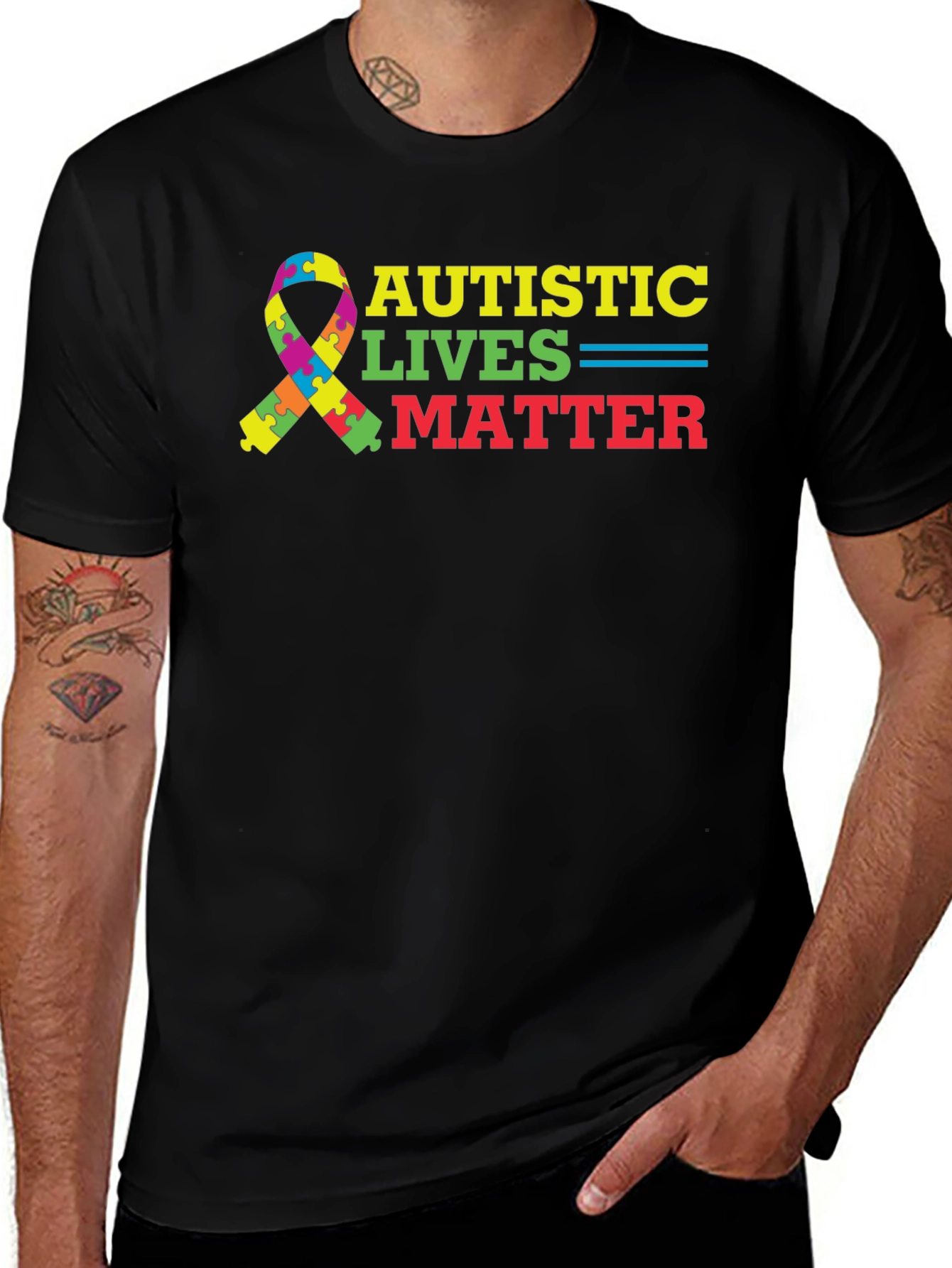 Autistic Lives Matter Graphic Tee
